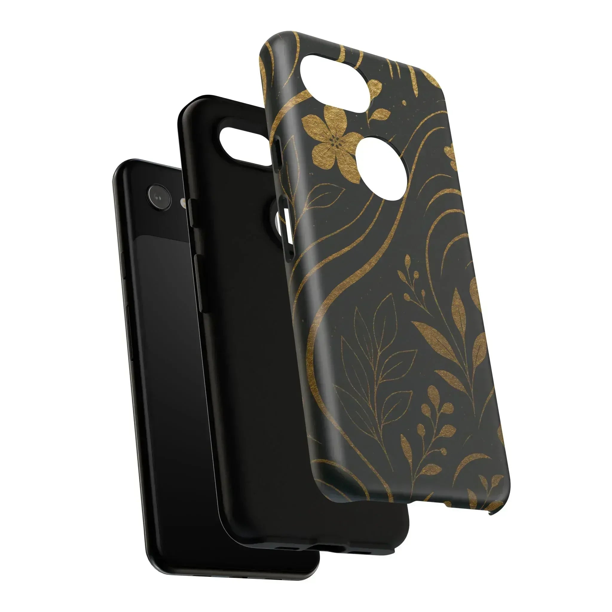 Gold Pattern Phone Case for Galaxy and Pixel - KARARMDESIGN