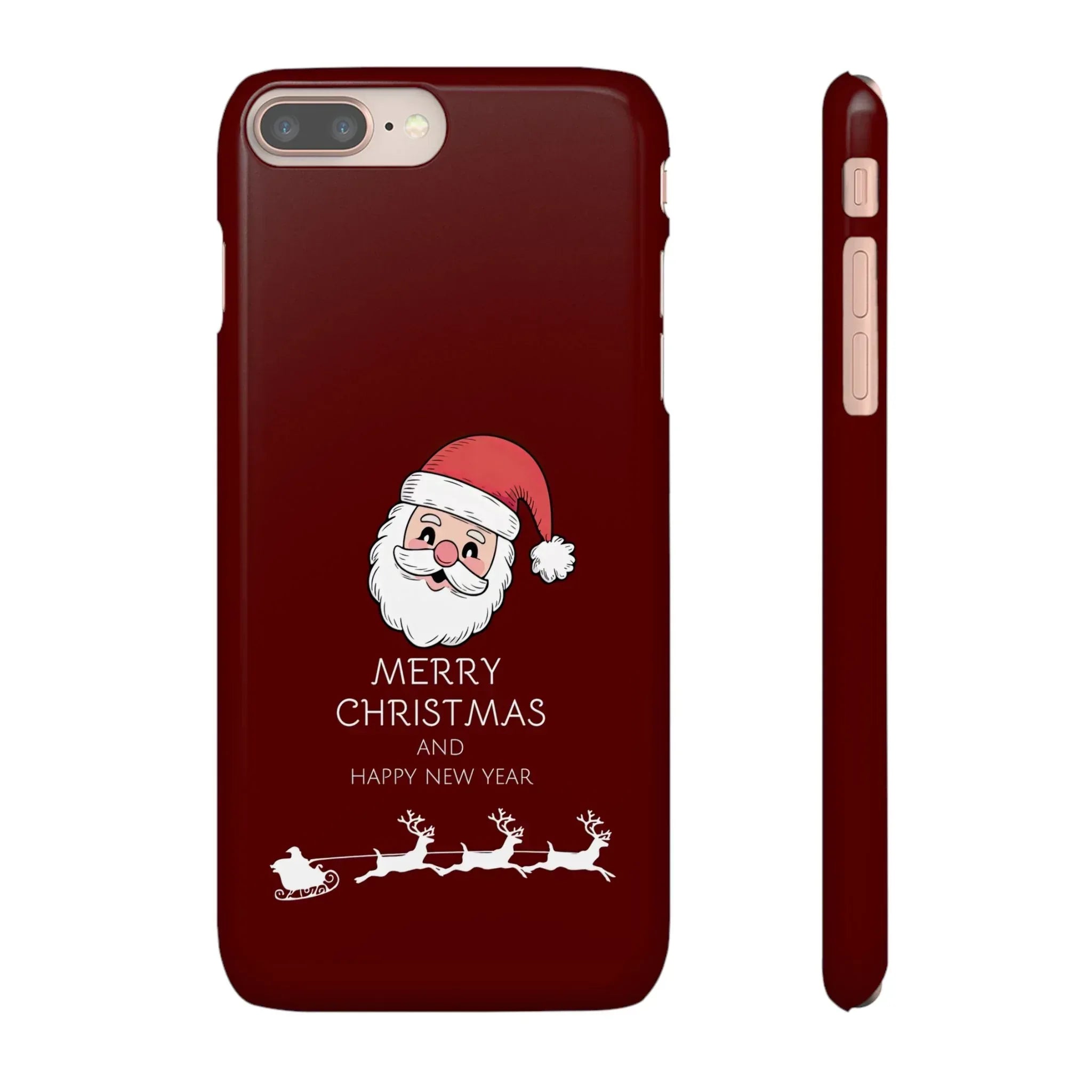 Crimson Claus Phone Case for iPhone 8-17 and Galaxy S20-S25 - KARARMDESIGN