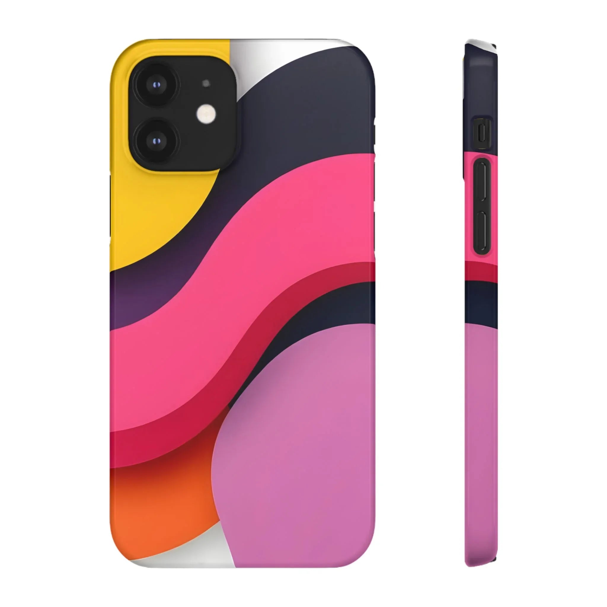 Abstract Phone Case for iPhone 11-17 and Galaxy S20-S25 - KARARMDESIGN