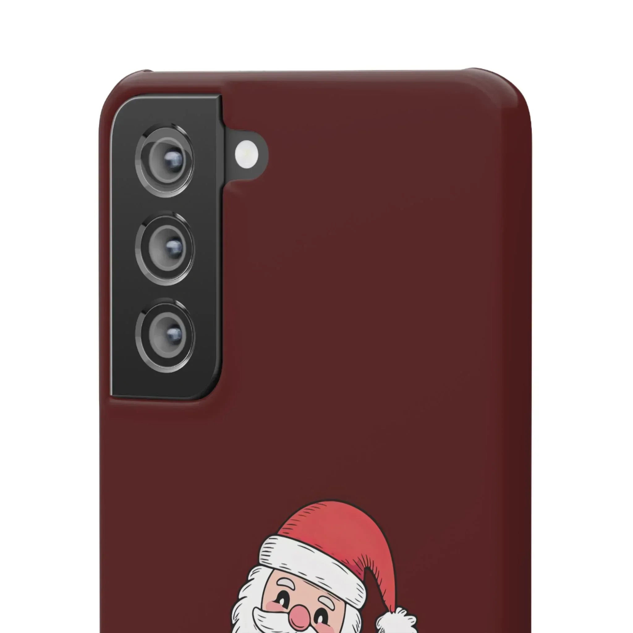 Crimson Claus Phone Case for iPhone 8-17 and Galaxy S20-S25 - KARARMDESIGN