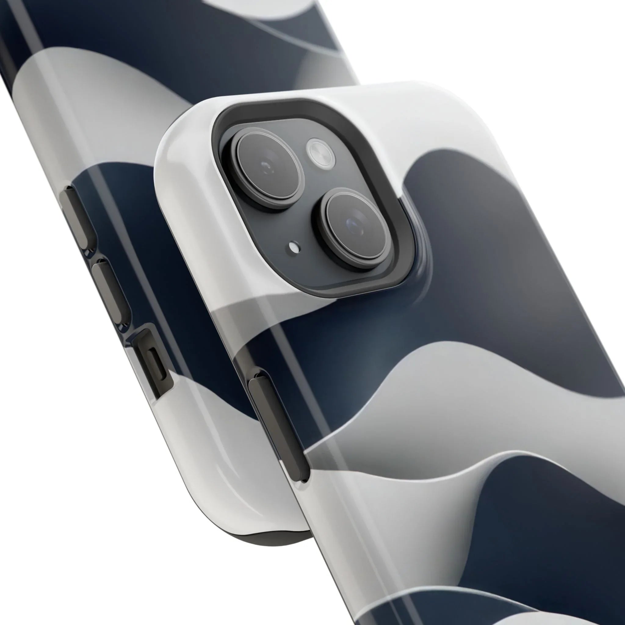 Ocean Flow Phone Case for iPhone 11-17 and Galaxy S21-S22 - KARARMDESIGN