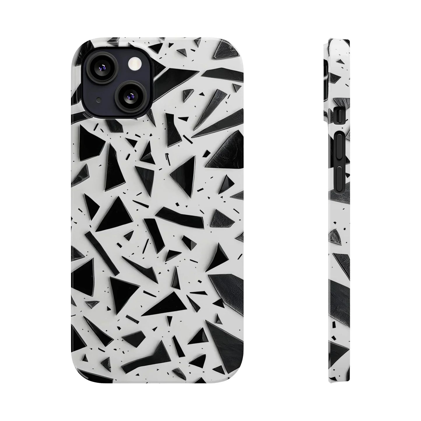 Abstract Slim Phone Case for iPhone 7 to 16 Models - KarArmDesign
