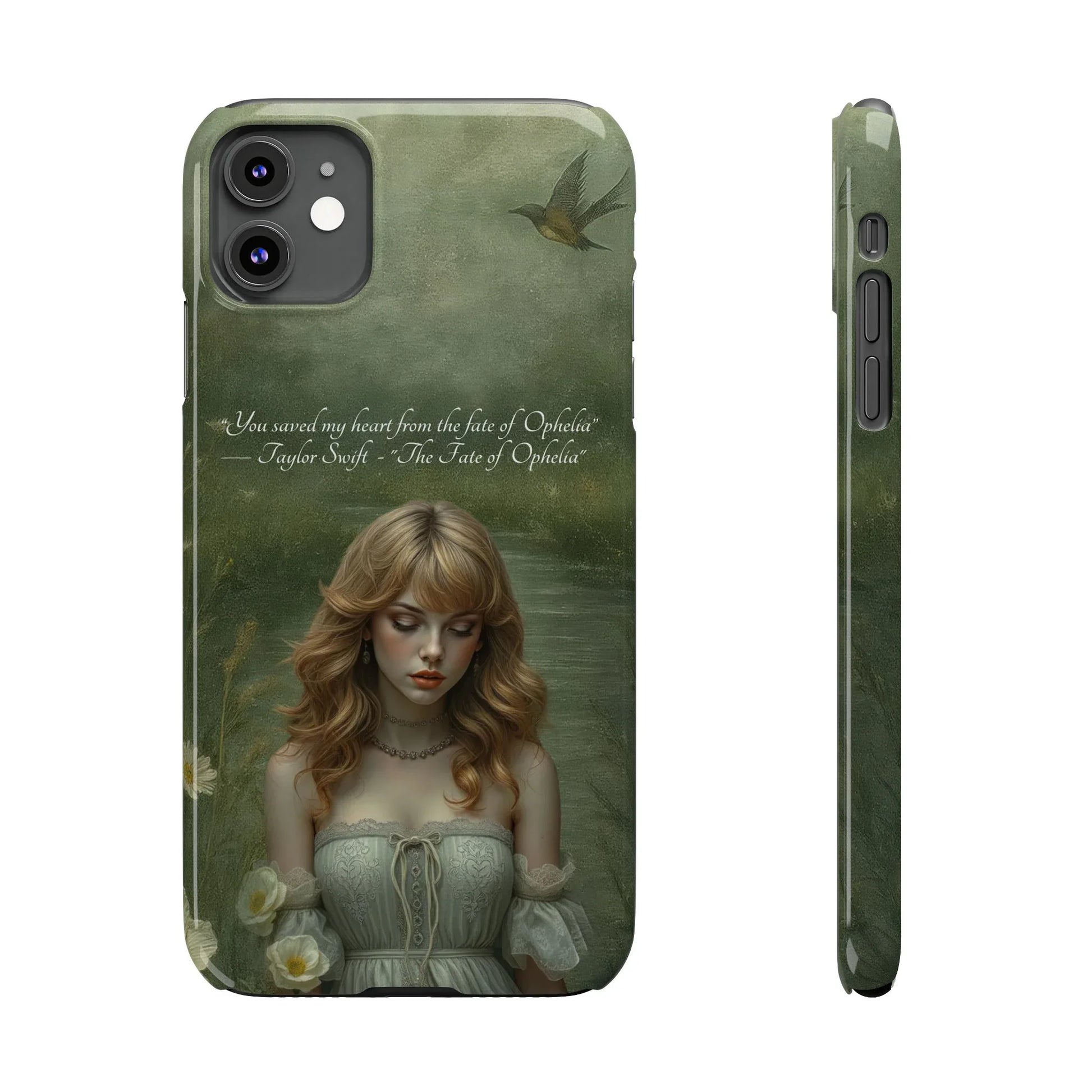 "Melancholic Ophelia" Phone Case for iPhone 11-17 - KARARMDESIGN