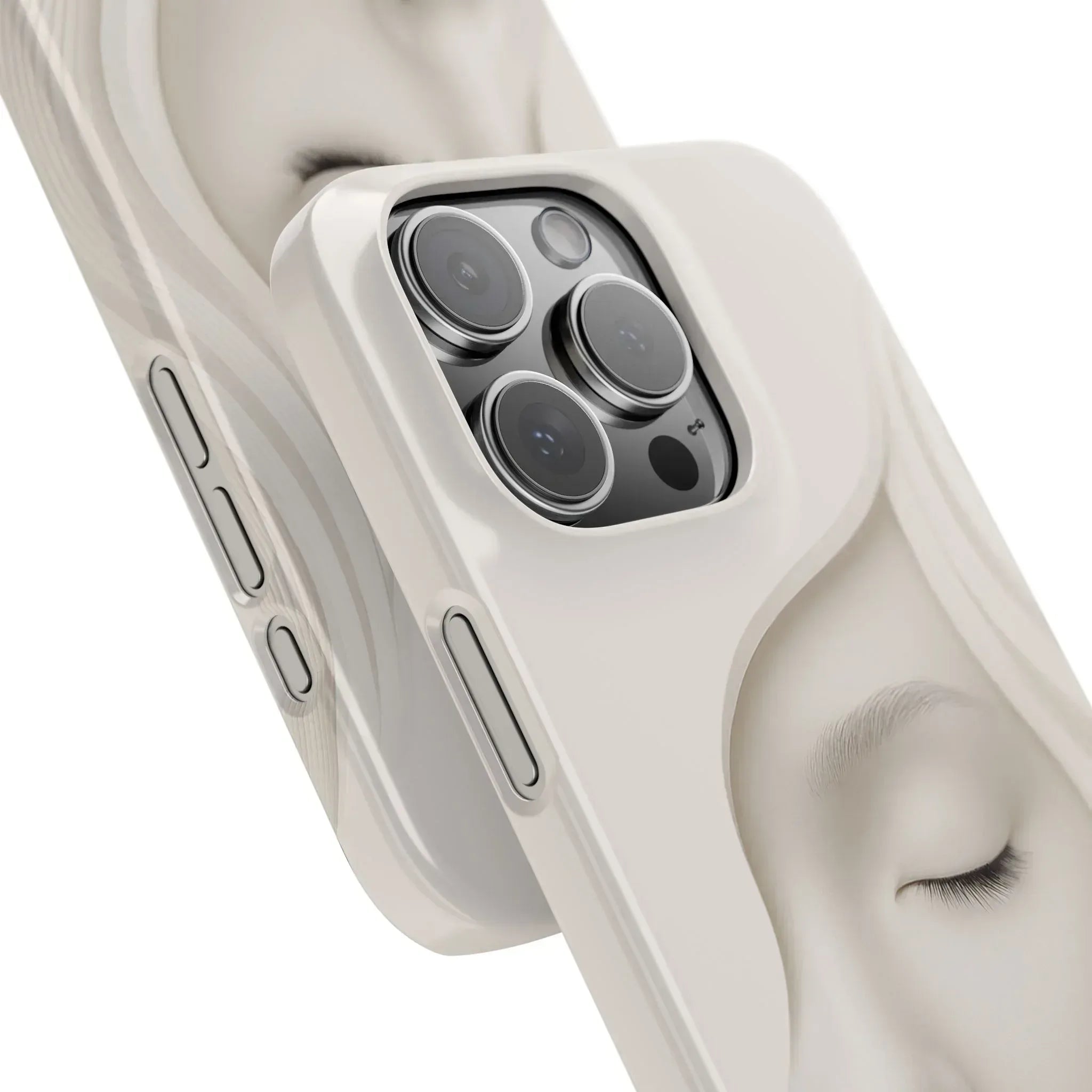 Minimalist Face Phone Case for iPhone 11-17 - KARARMDESIGN