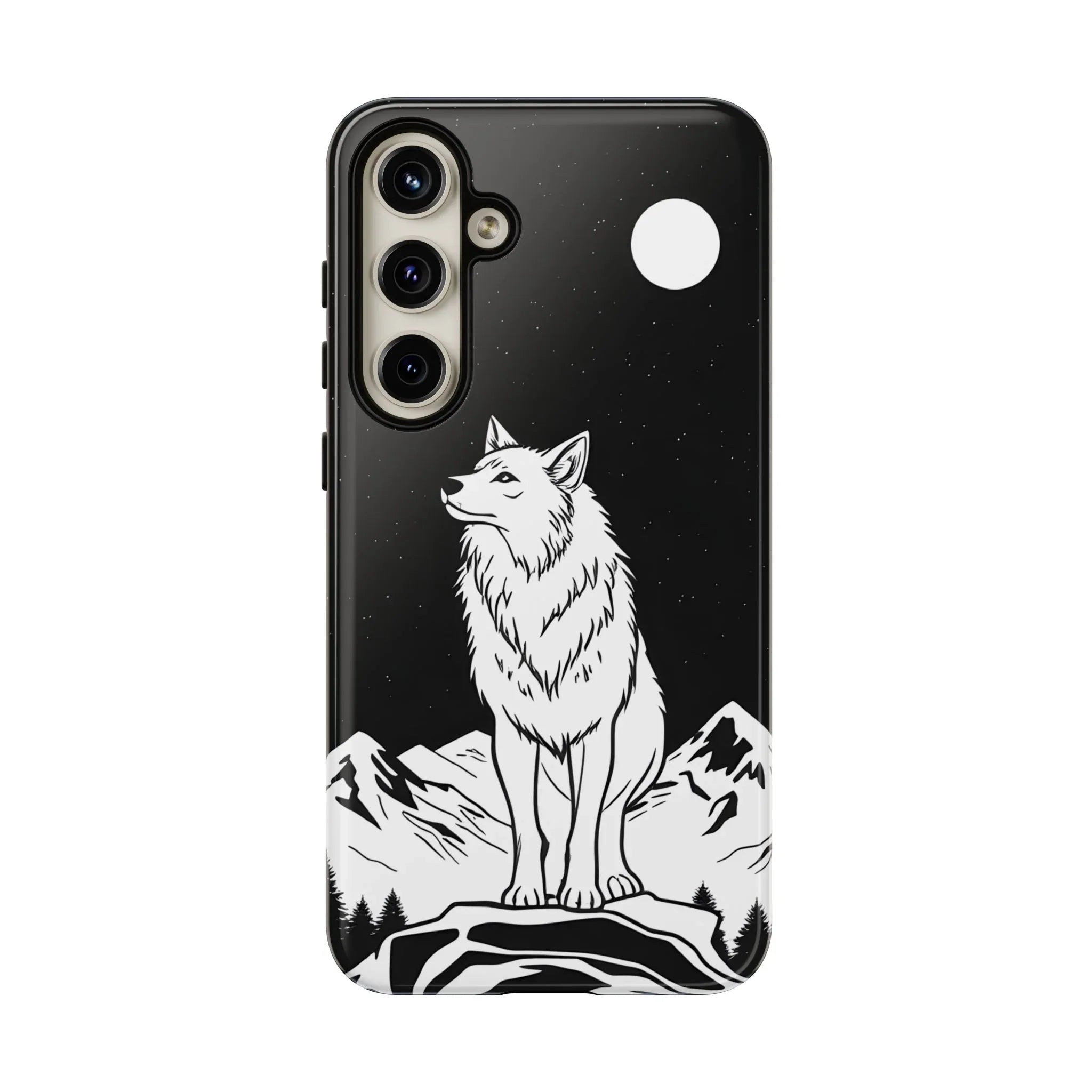 Majestic Wolf Phone Case for iPhone and Galaxy - KARARMDESIGN