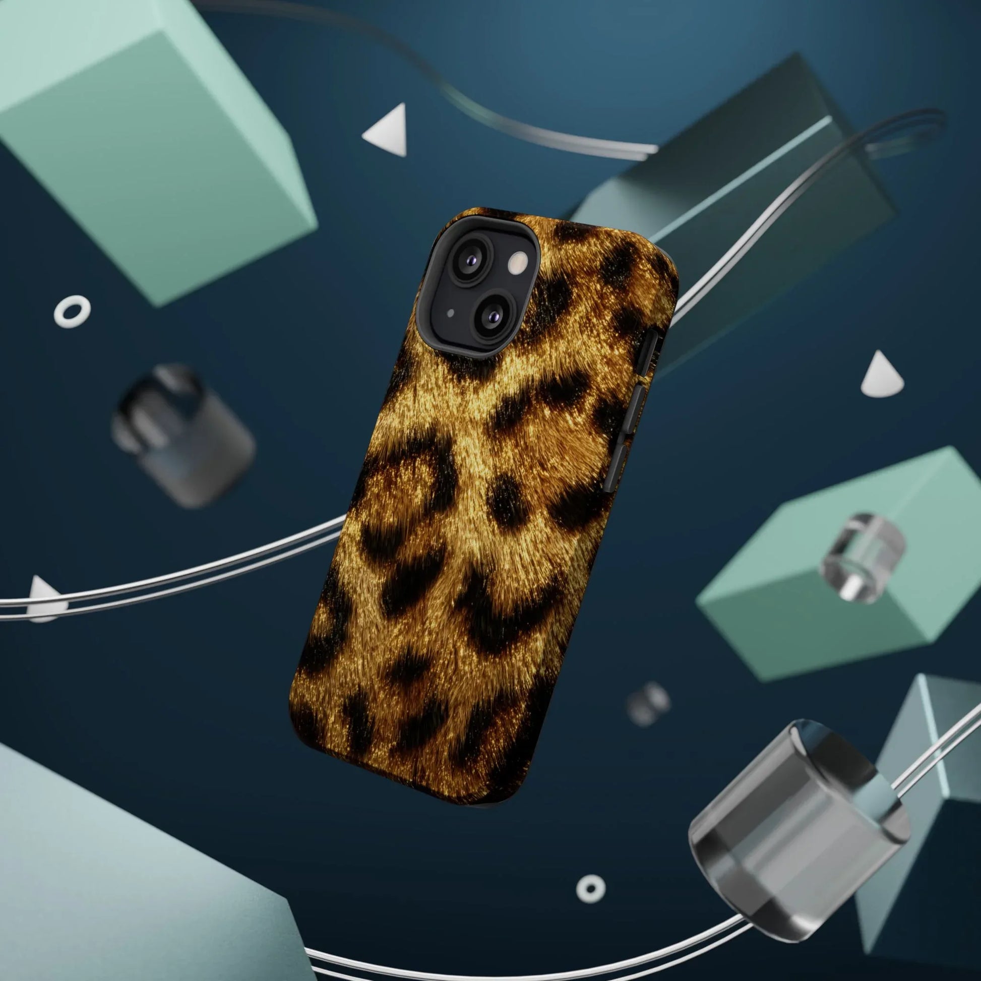 Leopard Print Phone Case for iPhone 13-17 - KARARMDESIGN