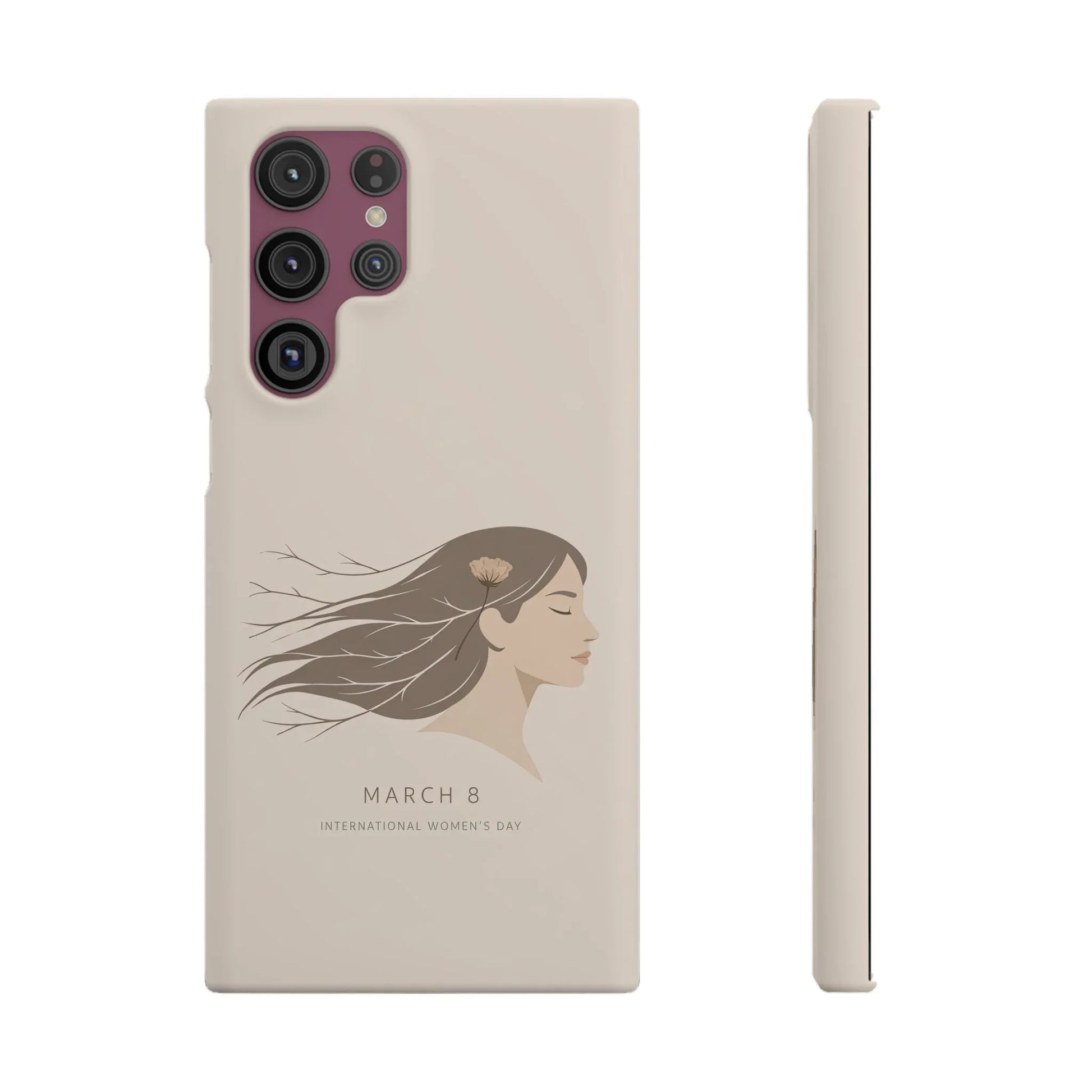 Graceful Strength Phone Case for iPhone 11-17 and Galaxy S20-25 - KARARMDESIGN