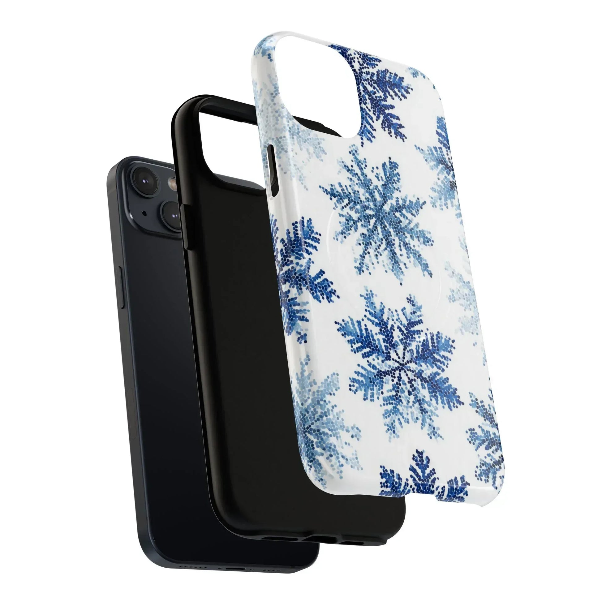 Snowflake Elegance Phone Case for iPhone 13-17 - KARARMDESIGN