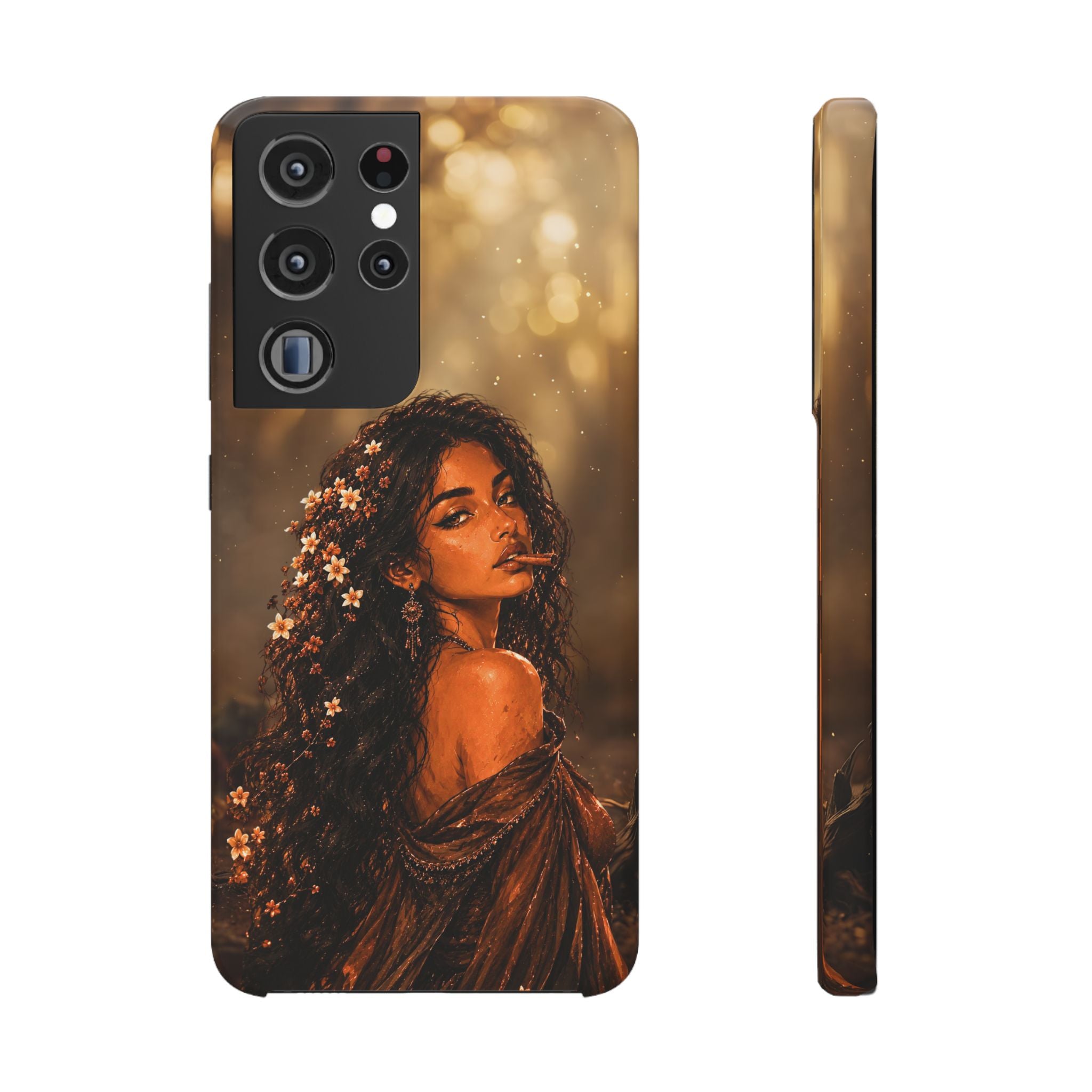 Cinnamon Girl Phone Case for iPhone 11-17 & Samsung Galaxy S20-S26