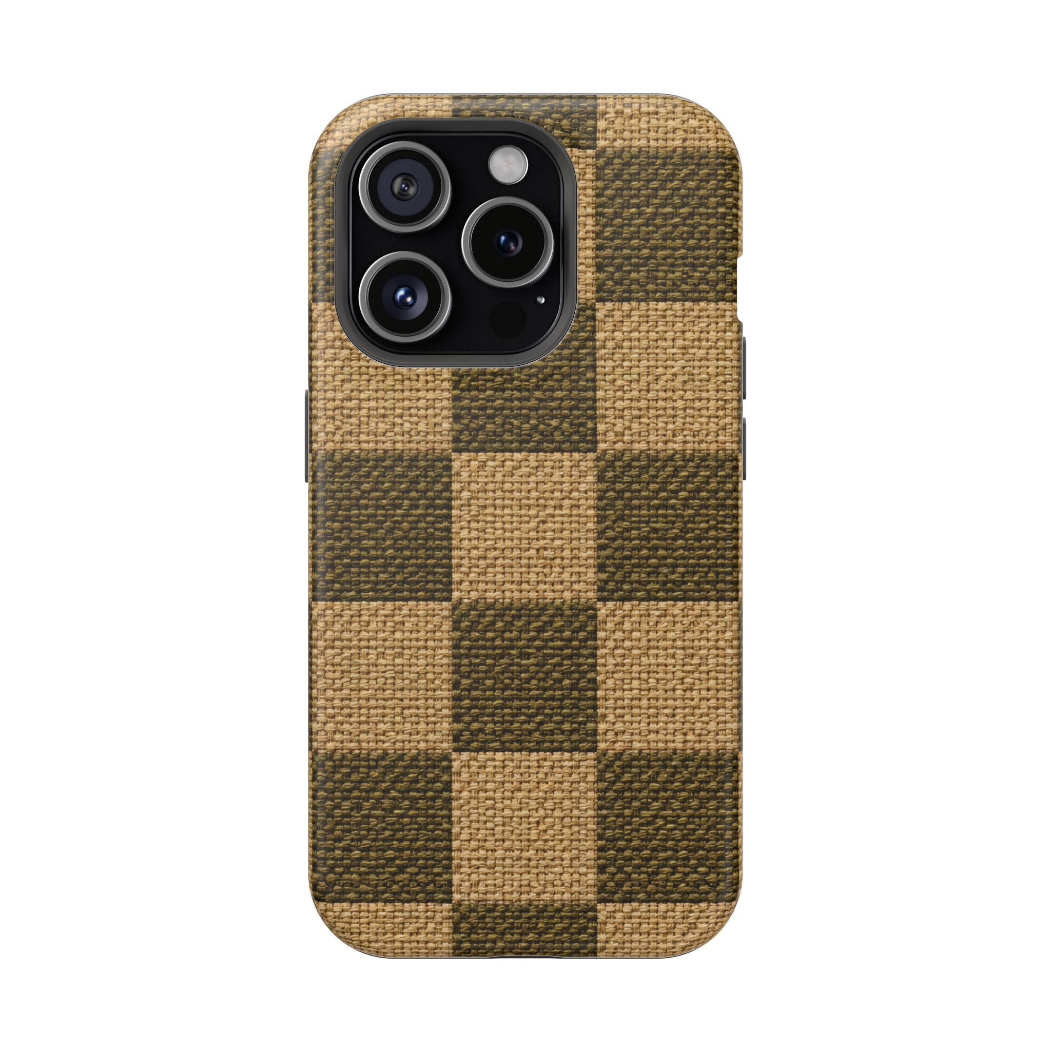 Rustic Woven Phone Case for iPhone 11-17 and Galaxy S22-S26