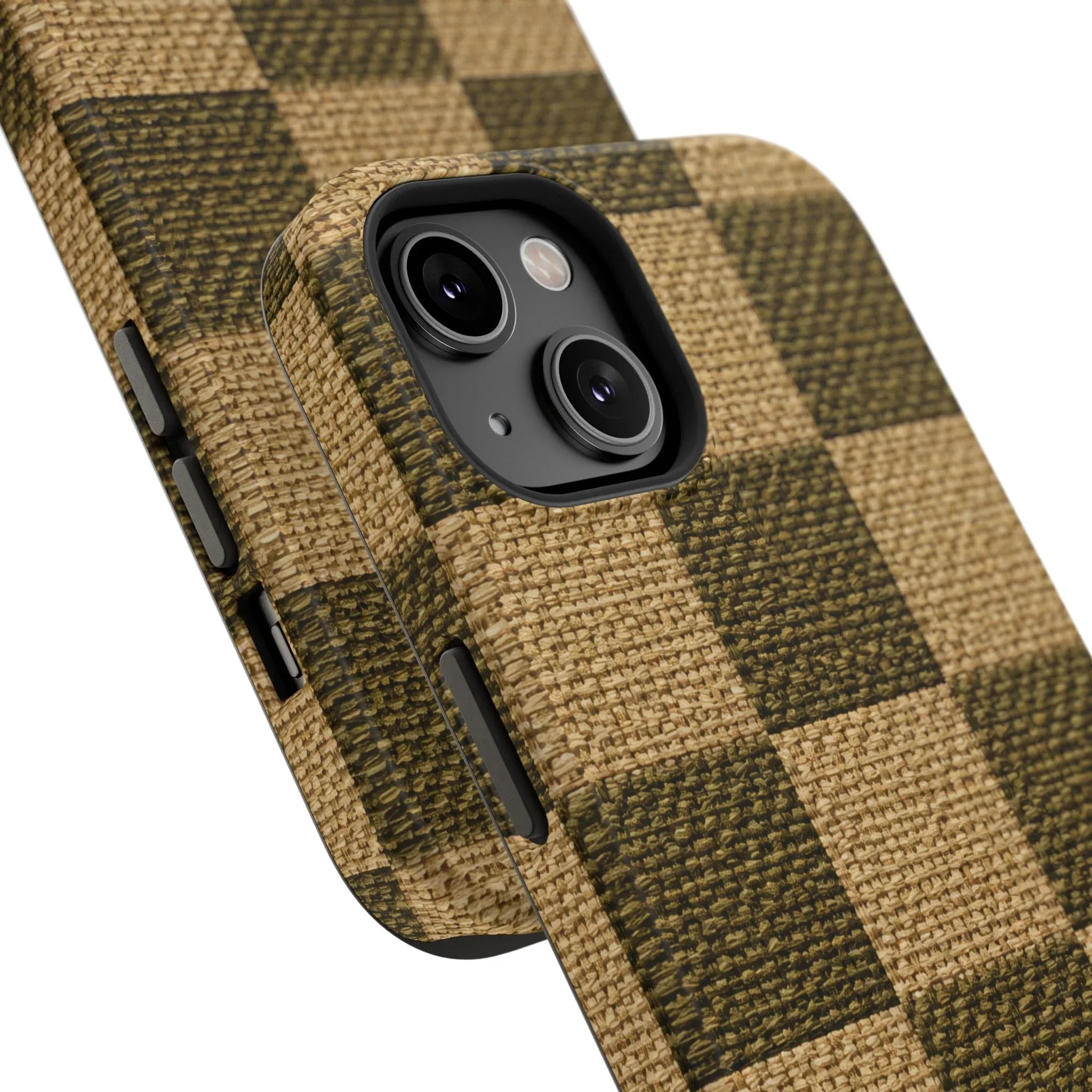 Rustic Woven Phone Case for iPhone 11-17 and Galaxy S21-S22 - KARARMDESIGN