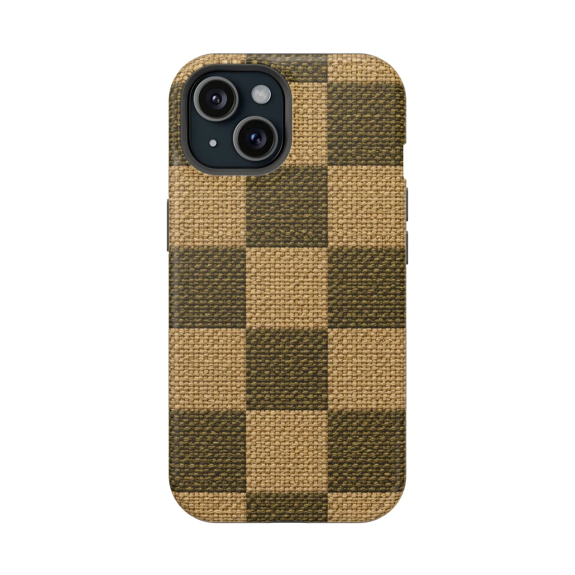 Rustic Woven Phone Case for iPhone 11-17 and Galaxy S21-S22 - KARARMDESIGN