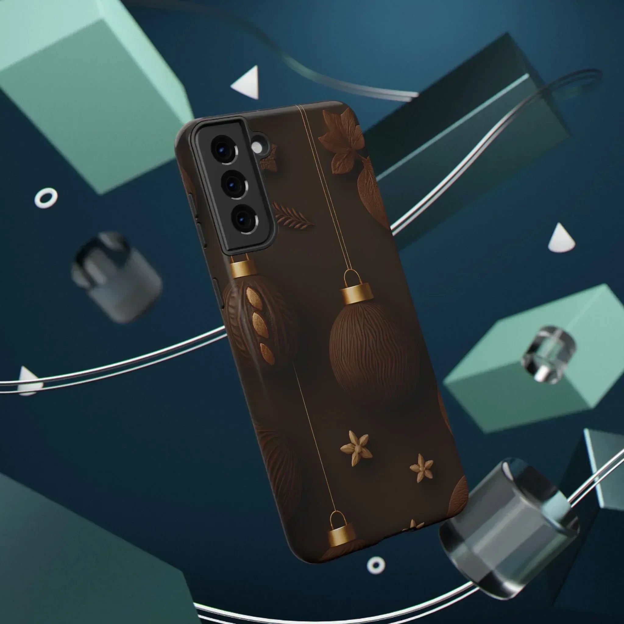 Chocolate Ornaments Phone Case for iPhone 11-17 and Galaxy S21-S22 - KARARMDESIGN