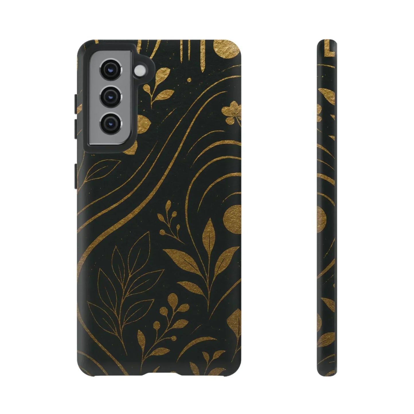 Foil Frenzy Abstract Gold Pattern Phone Case for Samsung Galaxy and Google Pixel - KarArmDesign
