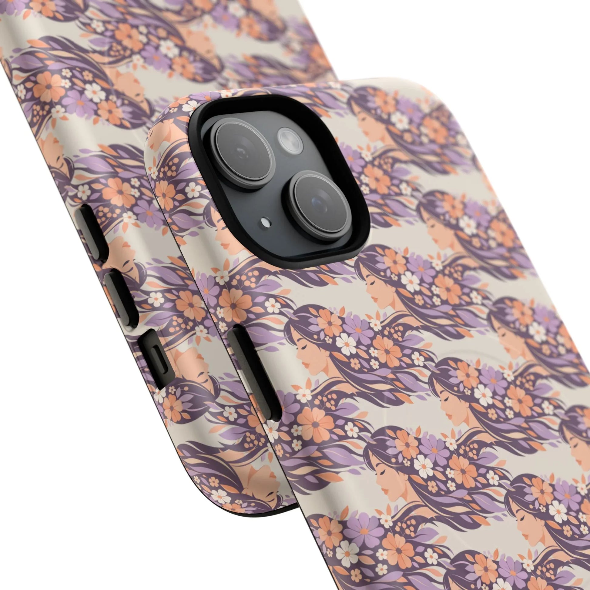 Floral Goddess Phone Case for iPhone 13-17 - KARARMDESIGN