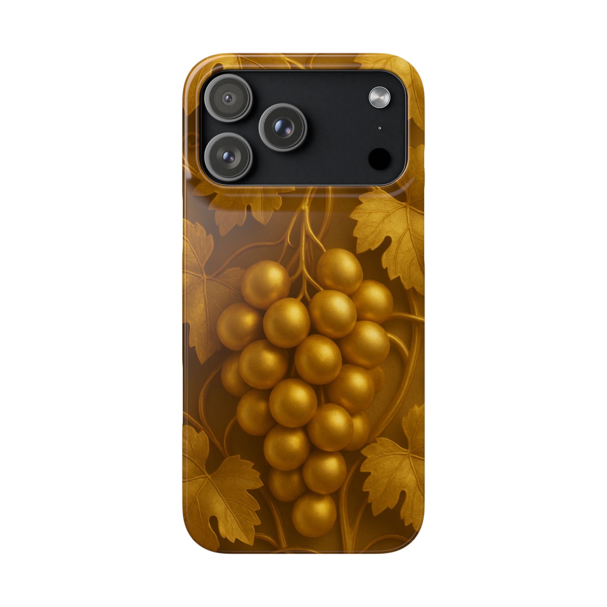 Golden Grapes Phone Case for iPhone 8–17