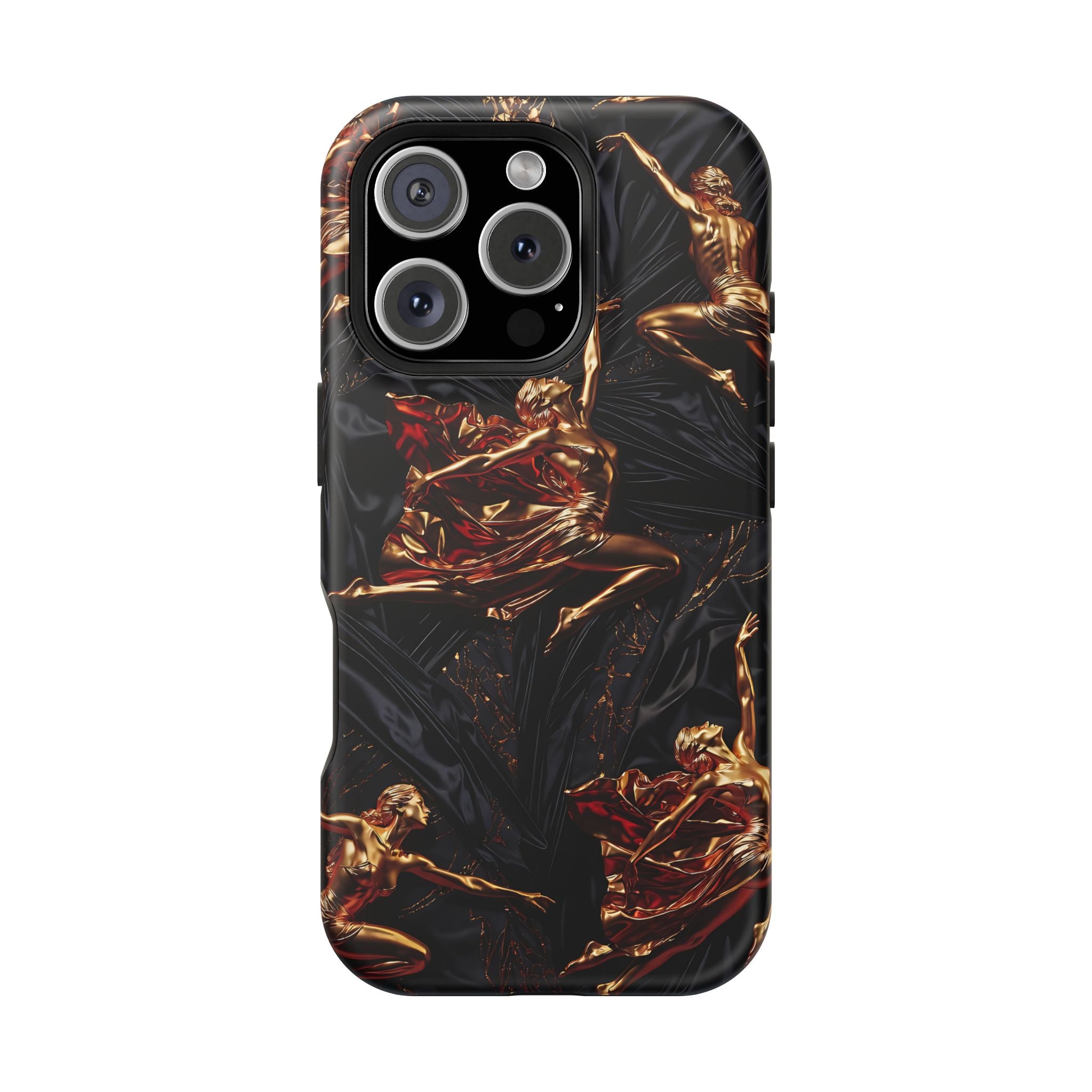 Gold Sculpture Phone Case for iPhone 13-17 & Samsung Galaxy S26