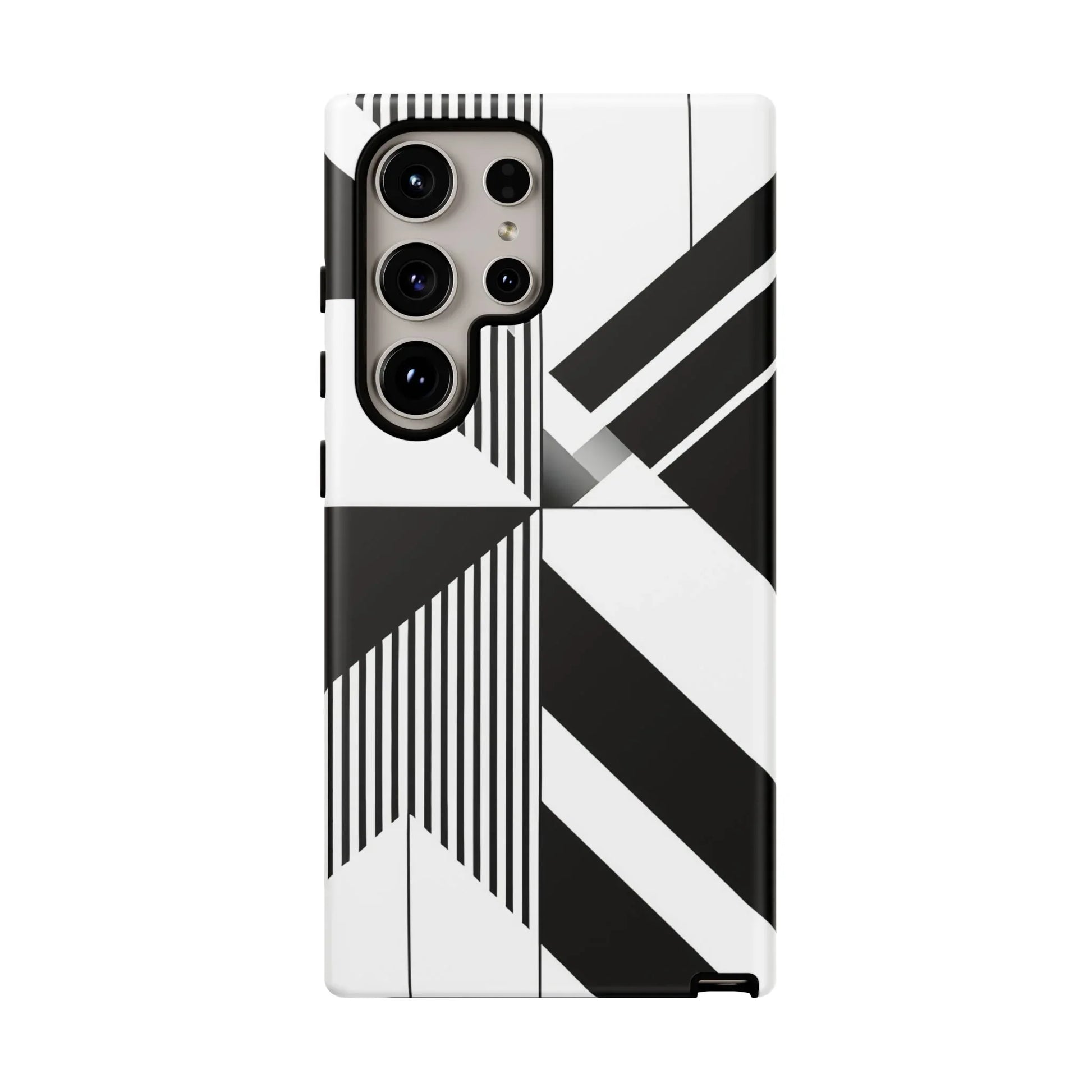 Monochrome Tough Phone Case for iPhone 11-16 and Galaxy S20–S25 - KARARMDESIGN