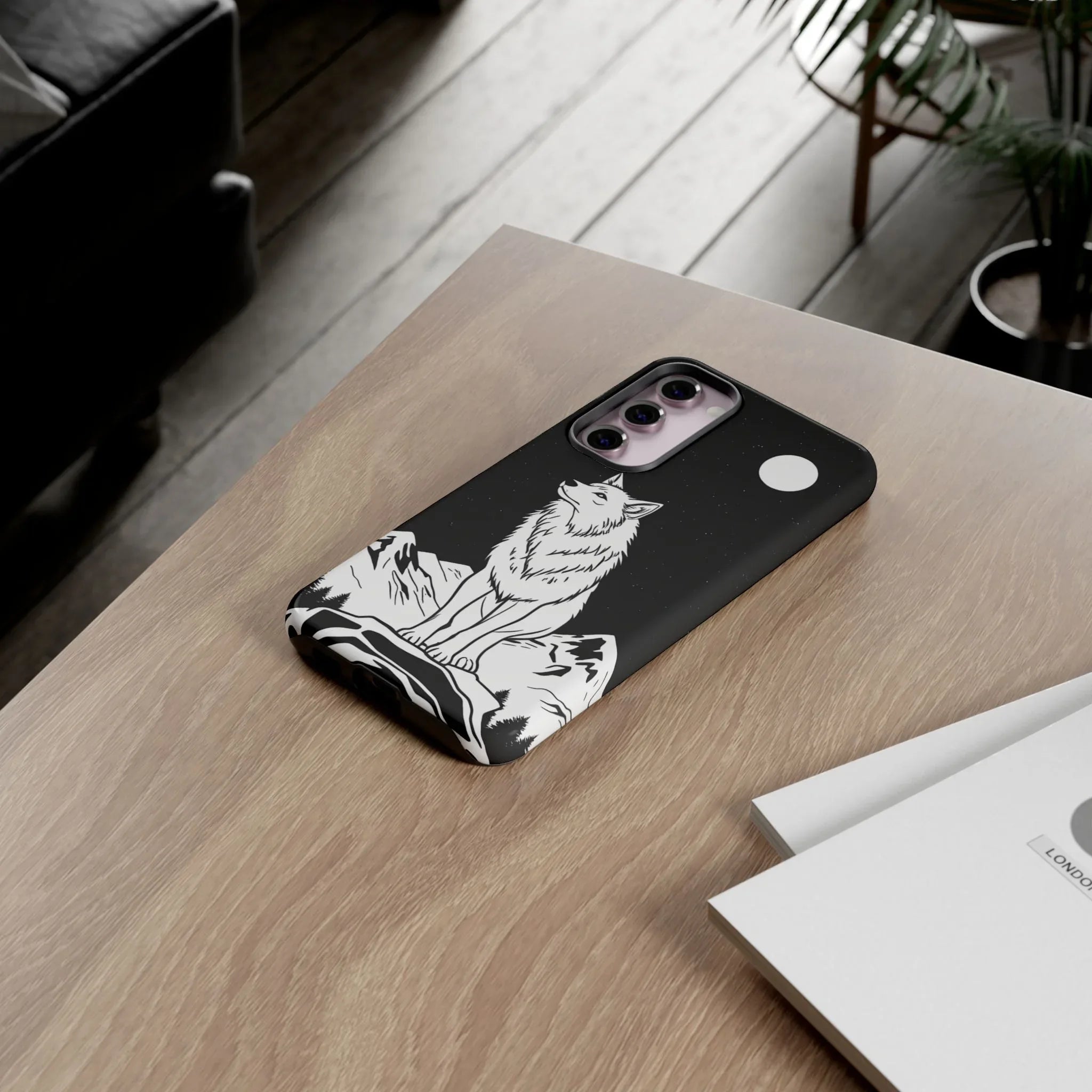 Majestic Wolf Phone Case for iPhone and Galaxy - KARARMDESIGN