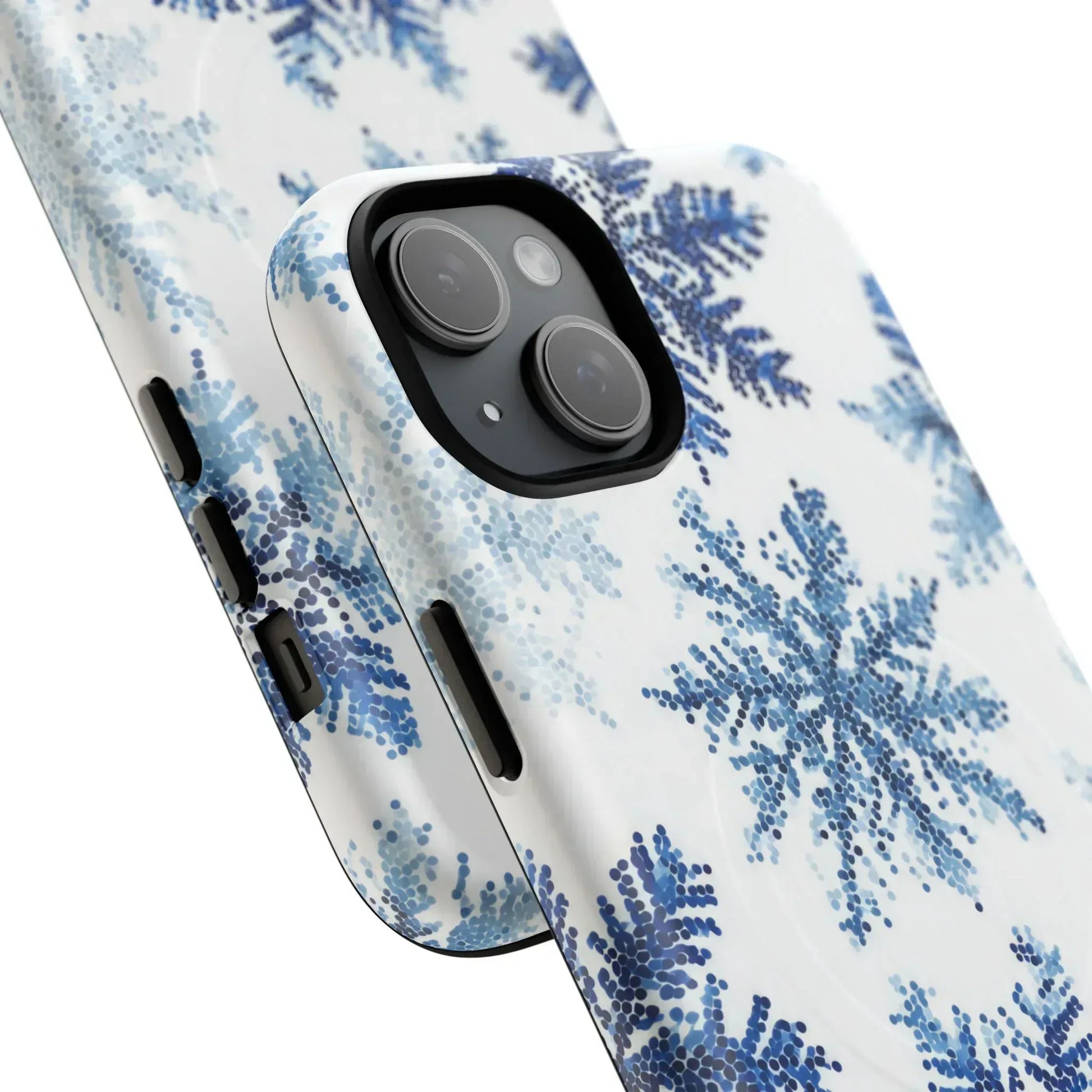 Snowflake Elegance Phone Case for iPhone 13-17 - KARARMDESIGN