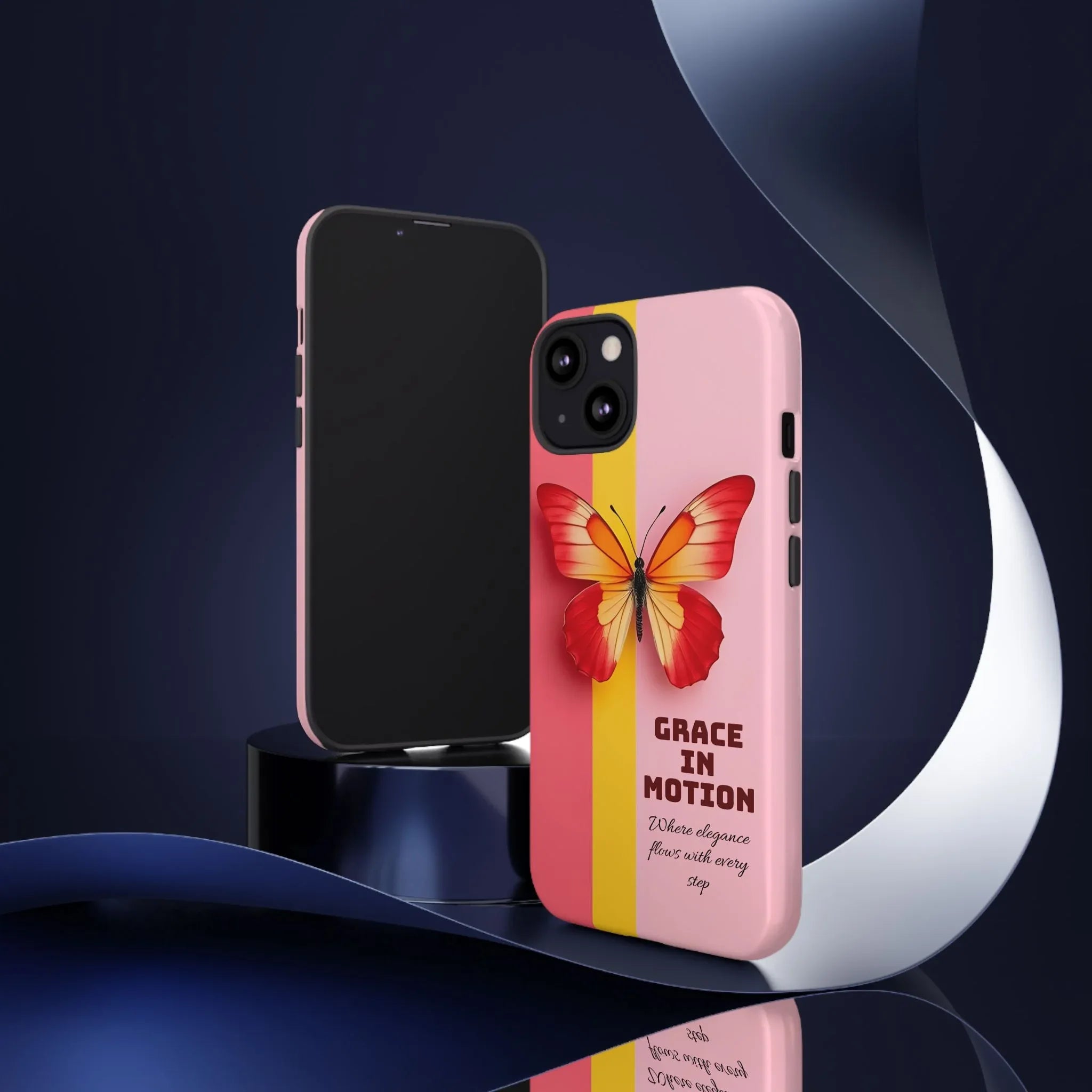 Grace in Motion – Elegant Phone Case for iPhone, Galaxy & Pixel - KARARMDESIGN