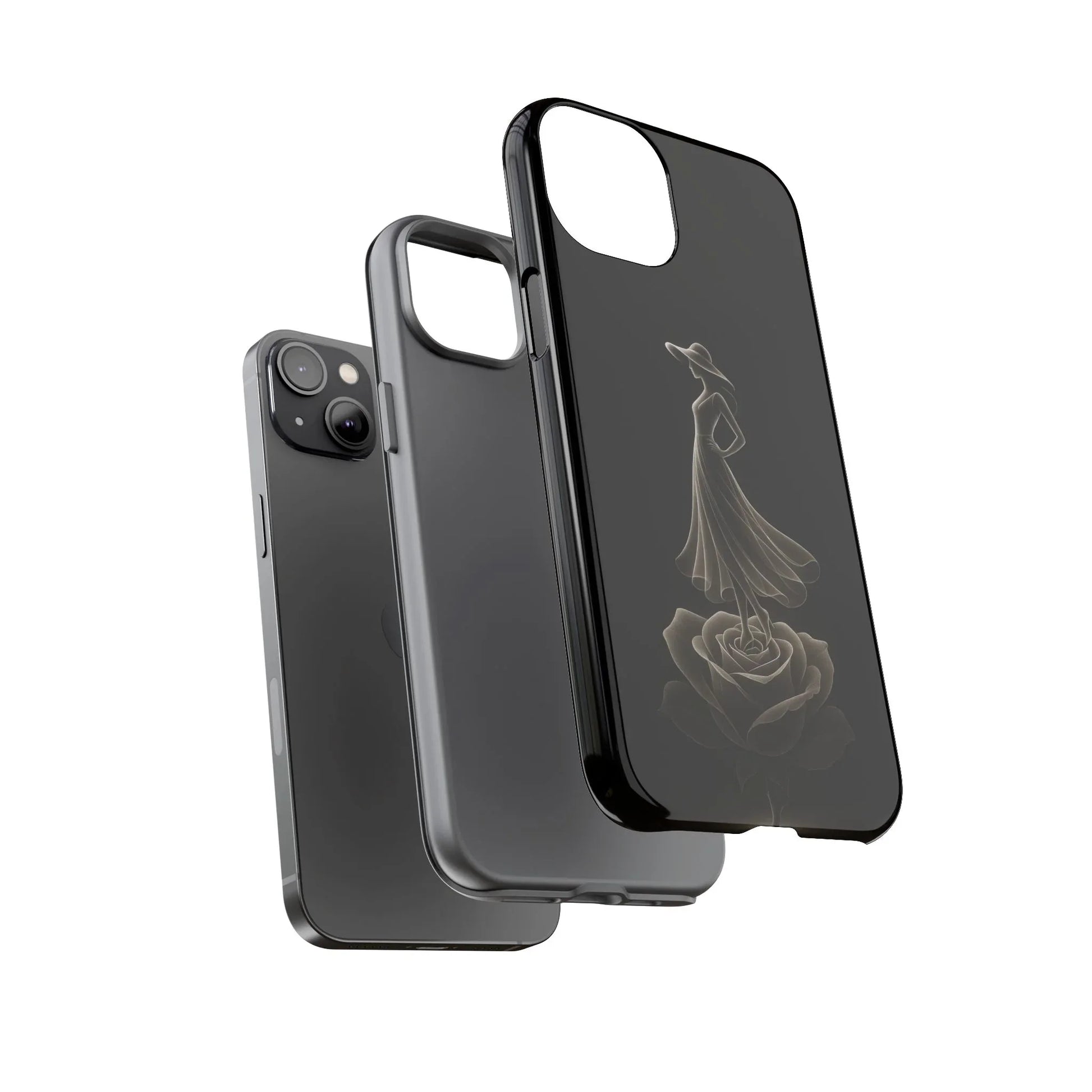 Elegant Woman Phone Case for iPhone 12-17 and Galaxy S20-S25 - KARARMDESIGN