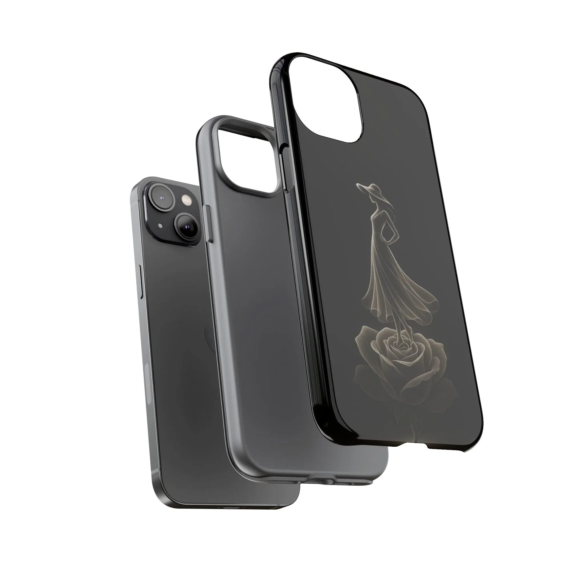 Elegant Woman Phone Case for iPhone 12-17 and Galaxy S20-S25 - KARARMDESIGN