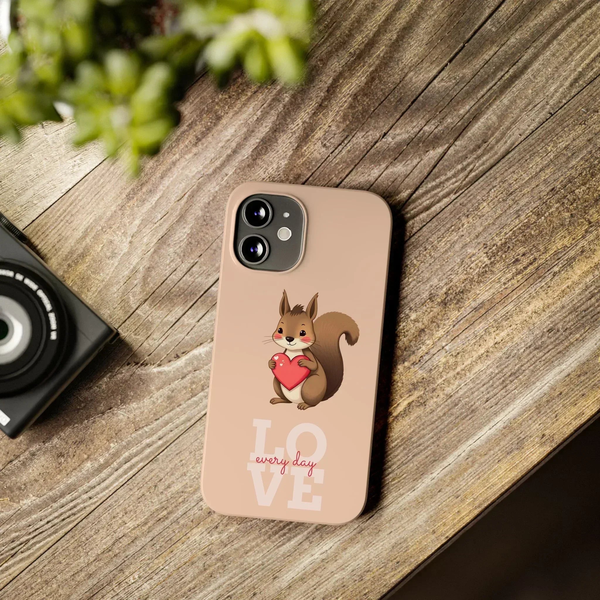 Cute Squirrel Phone Case for iPhone 11-17 - KARARMDESIGN