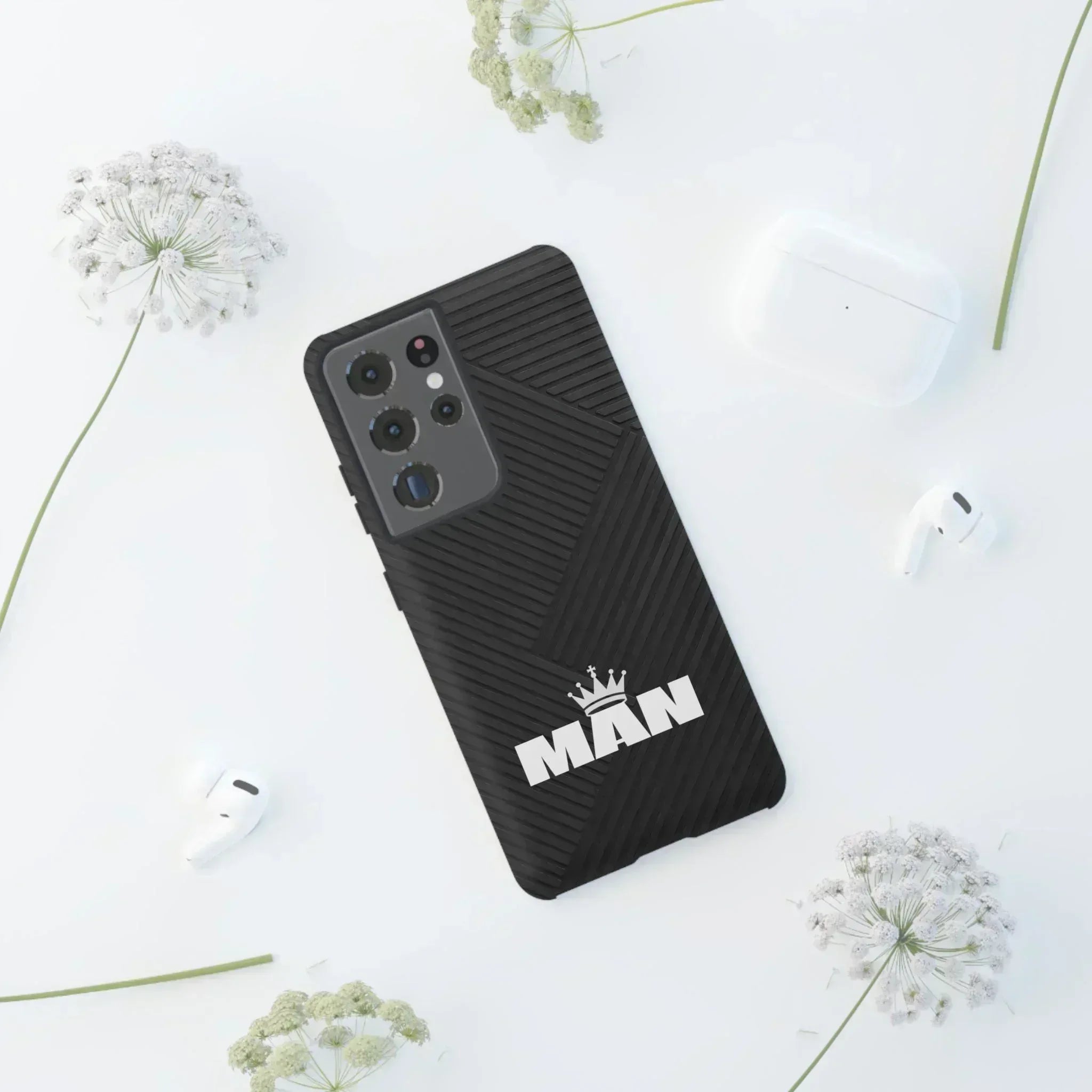MAN Logo Phone Case for Samsung Galaxy S10-S25 - KARARMDESIGN