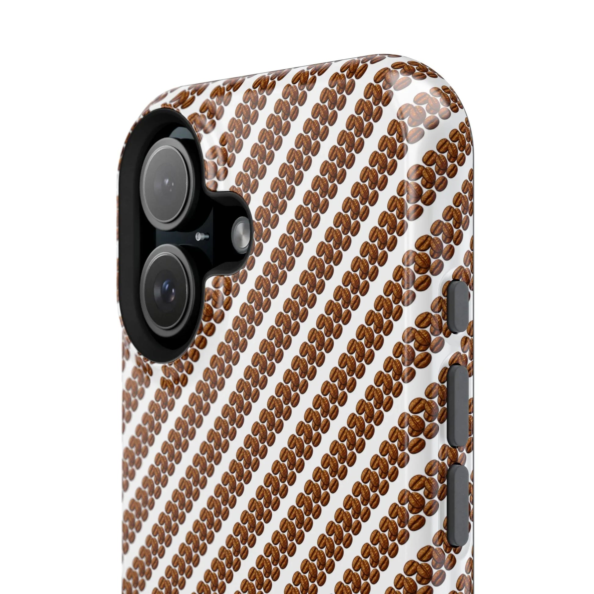 Stylish Coffee Pattern Phone Case for iPhone 11–17 and Galaxy S21–S22 - KARARMDESIGN