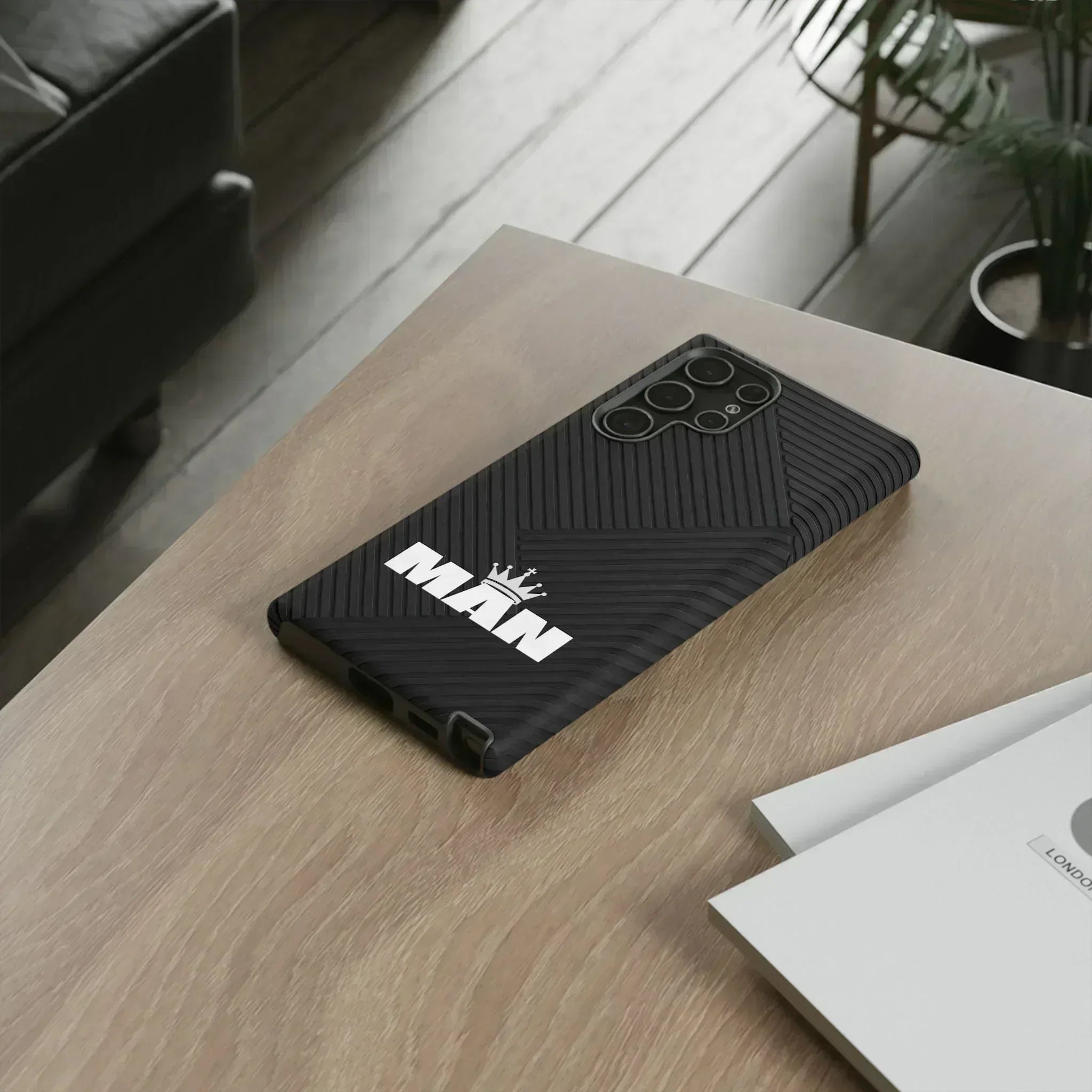 MAN Logo Phone Case for Samsung Galaxy S10-S25 - KARARMDESIGN