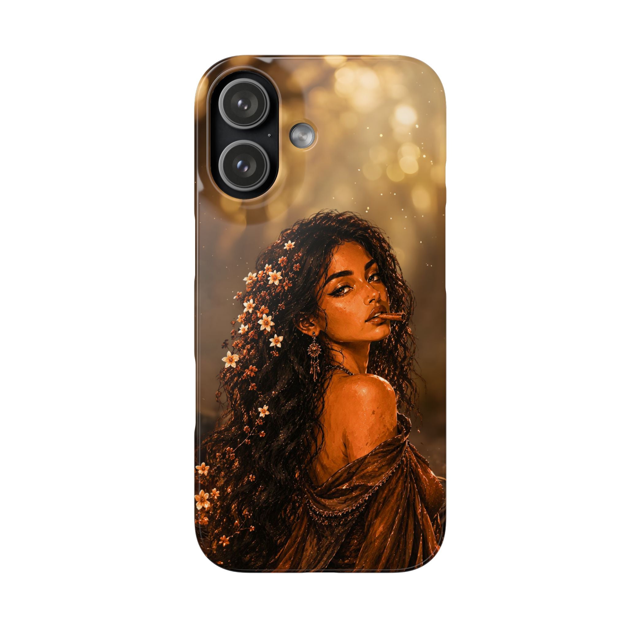 Cinnamon Girl Phone Case for iPhone 11-17 & Samsung Galaxy S20-S26