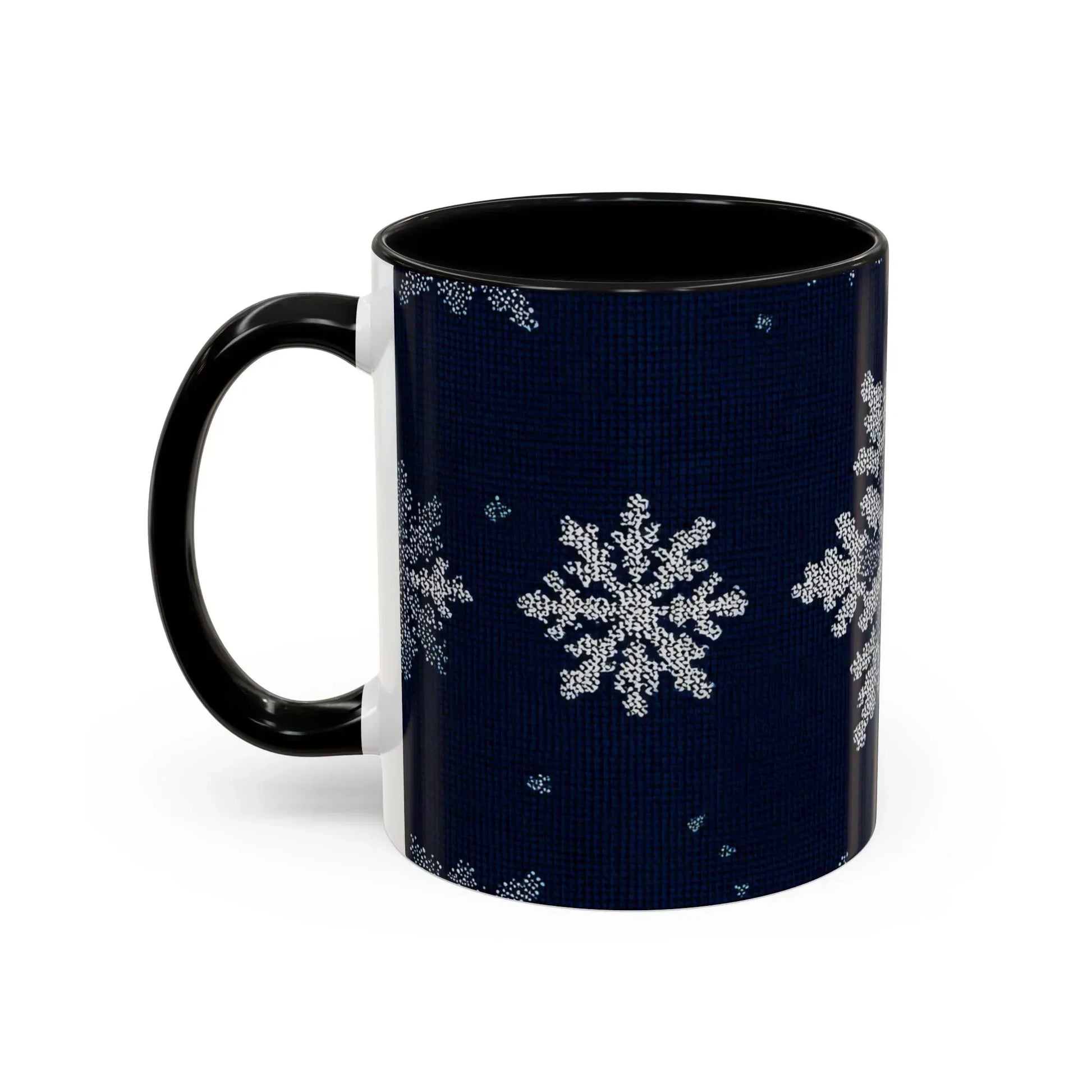 Snowflake Mug - Accent Coffee Mug (11, 15oz) - KARARMDESIGN
