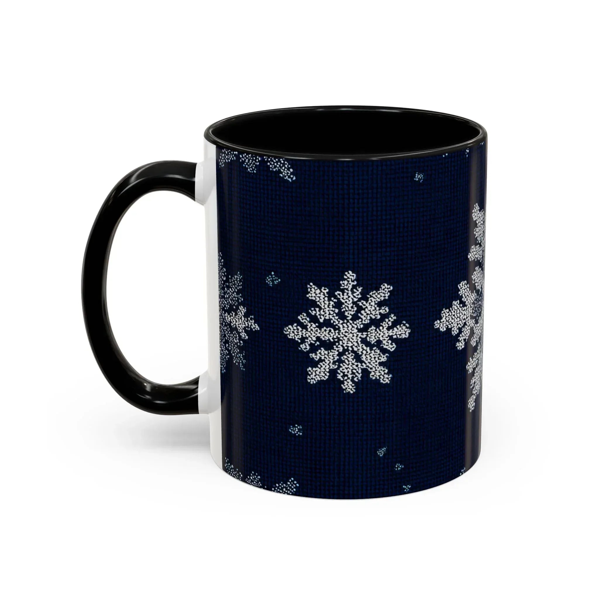 Snowflake Mug - Accent Coffee Mug (11, 15oz) - KARARMDESIGN