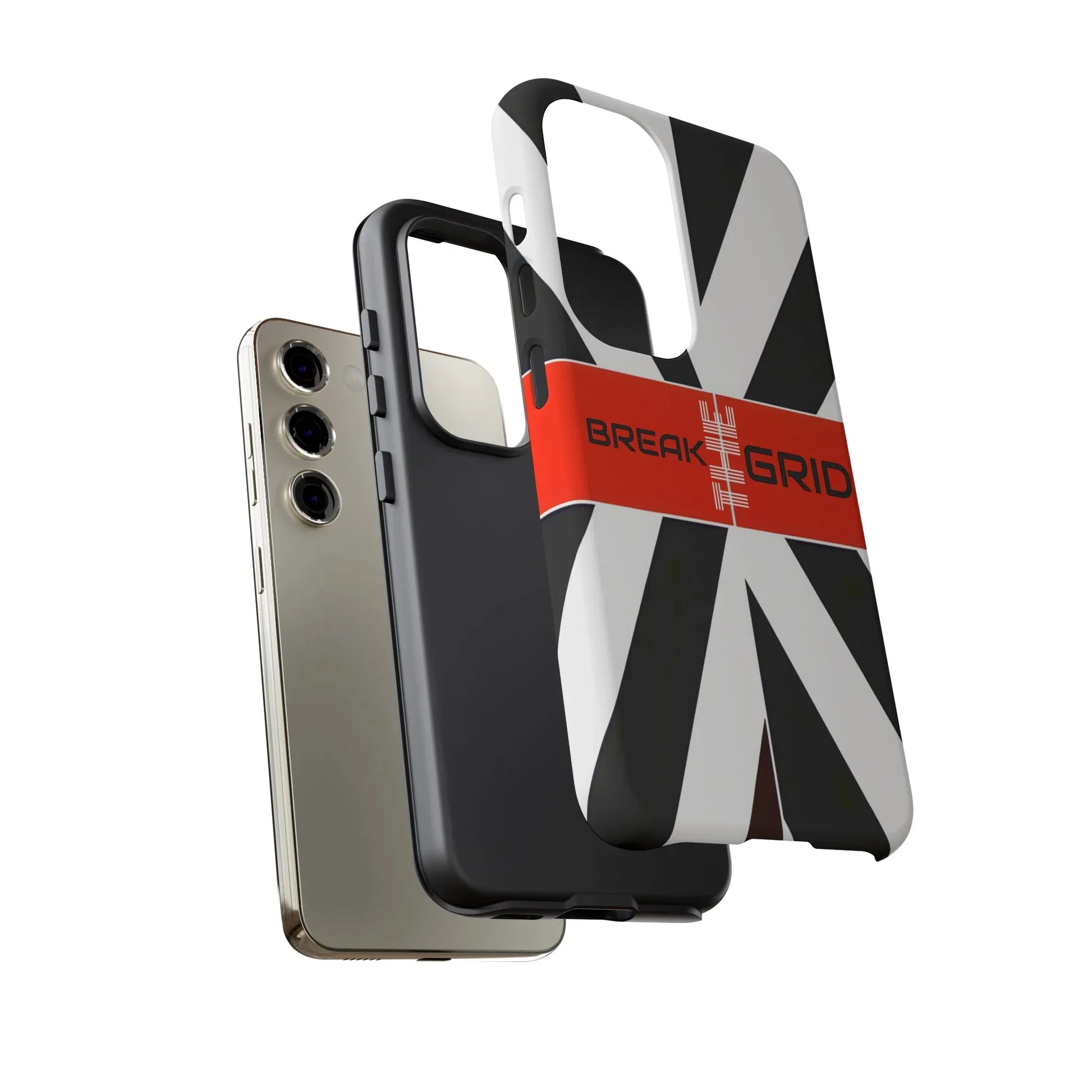 Break The Grid Phone Case for iPhone 11–16 and Galaxy S20–S25 - KARARMDESIGN