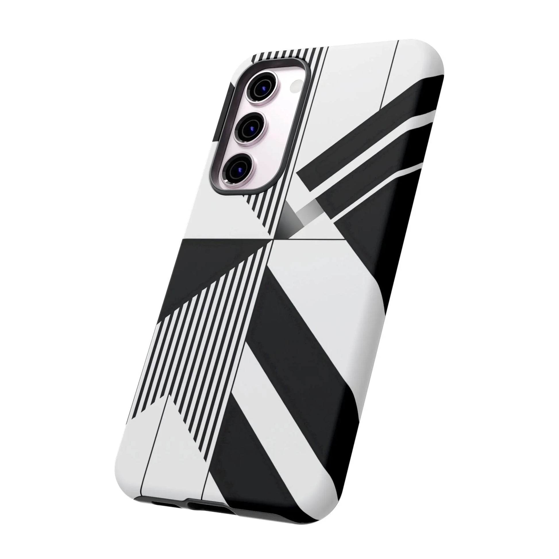 Monochrome Tough Phone Case for iPhone 11-16 and Galaxy S20–S25 - KARARMDESIGN