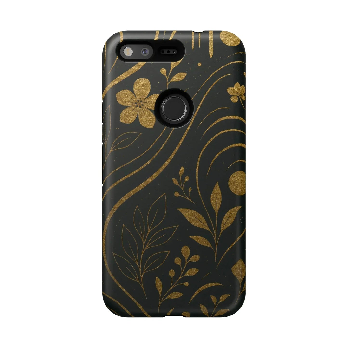 Foil Frenzy Abstract Gold Pattern Phone Case for Samsung Galaxy and Google Pixel - KarArmDesign