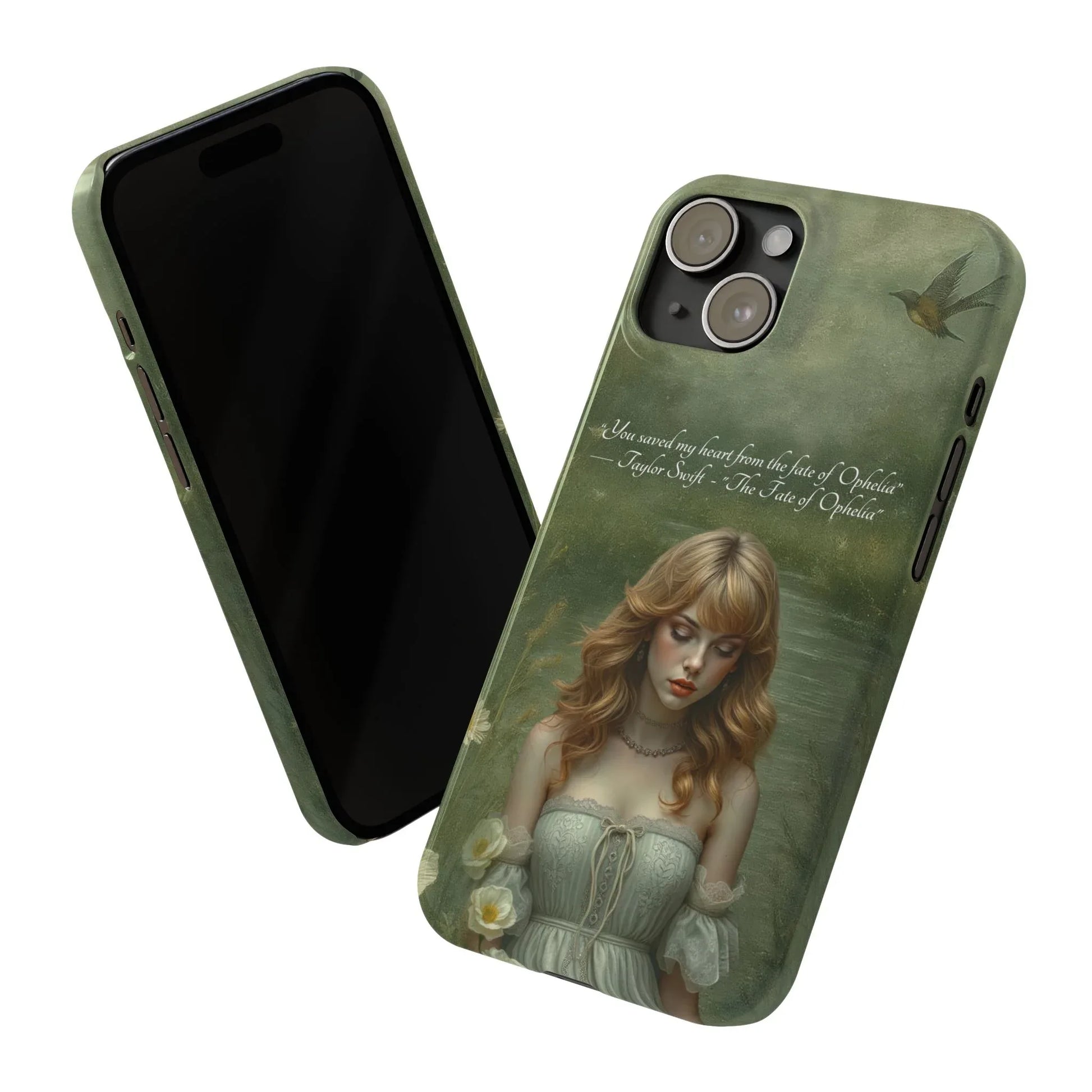 "Melancholic Ophelia" Phone Case for iPhone 11-17 - KARARMDESIGN