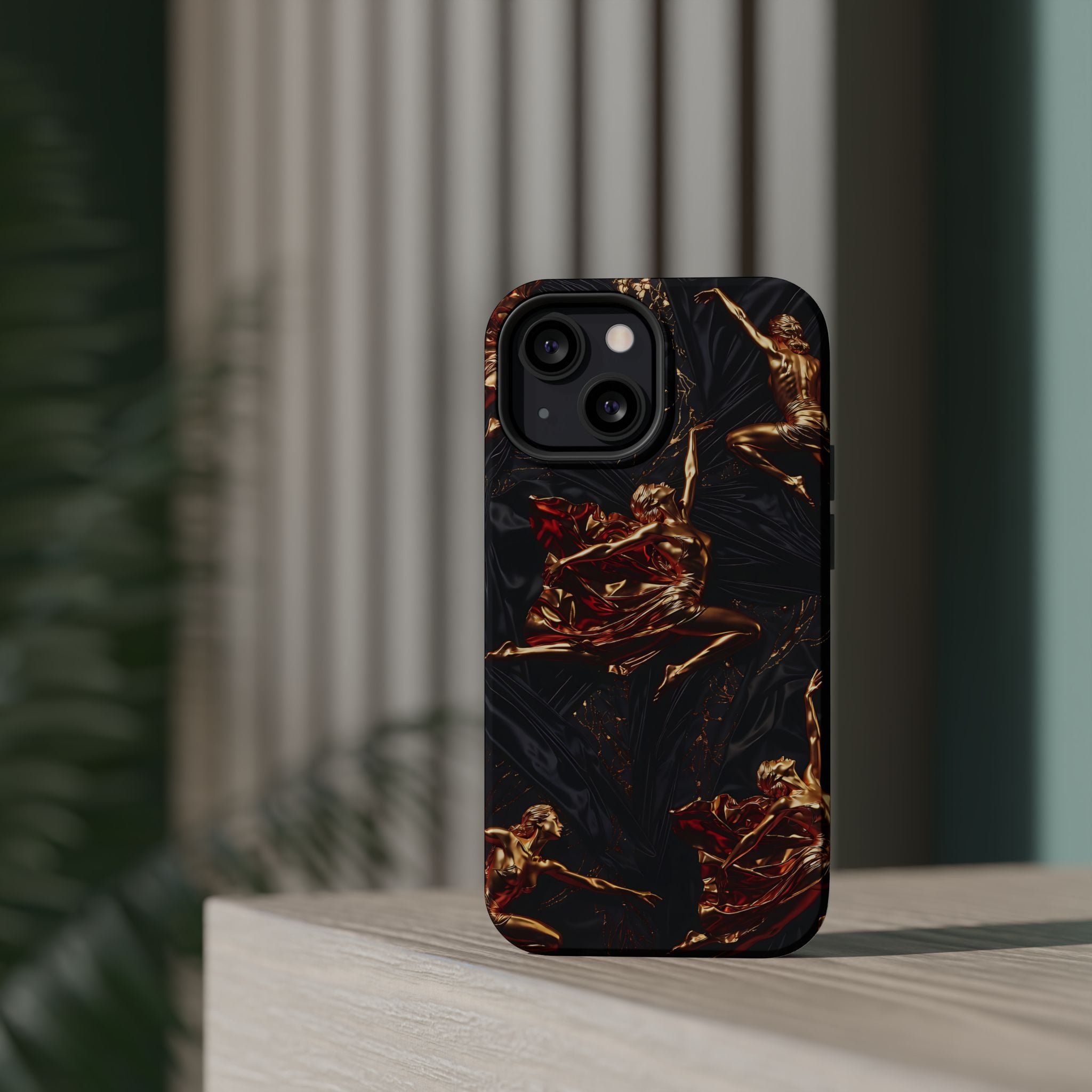 Gold Sculpture Phone Case for iPhone 13-17 & Samsung Galaxy S26