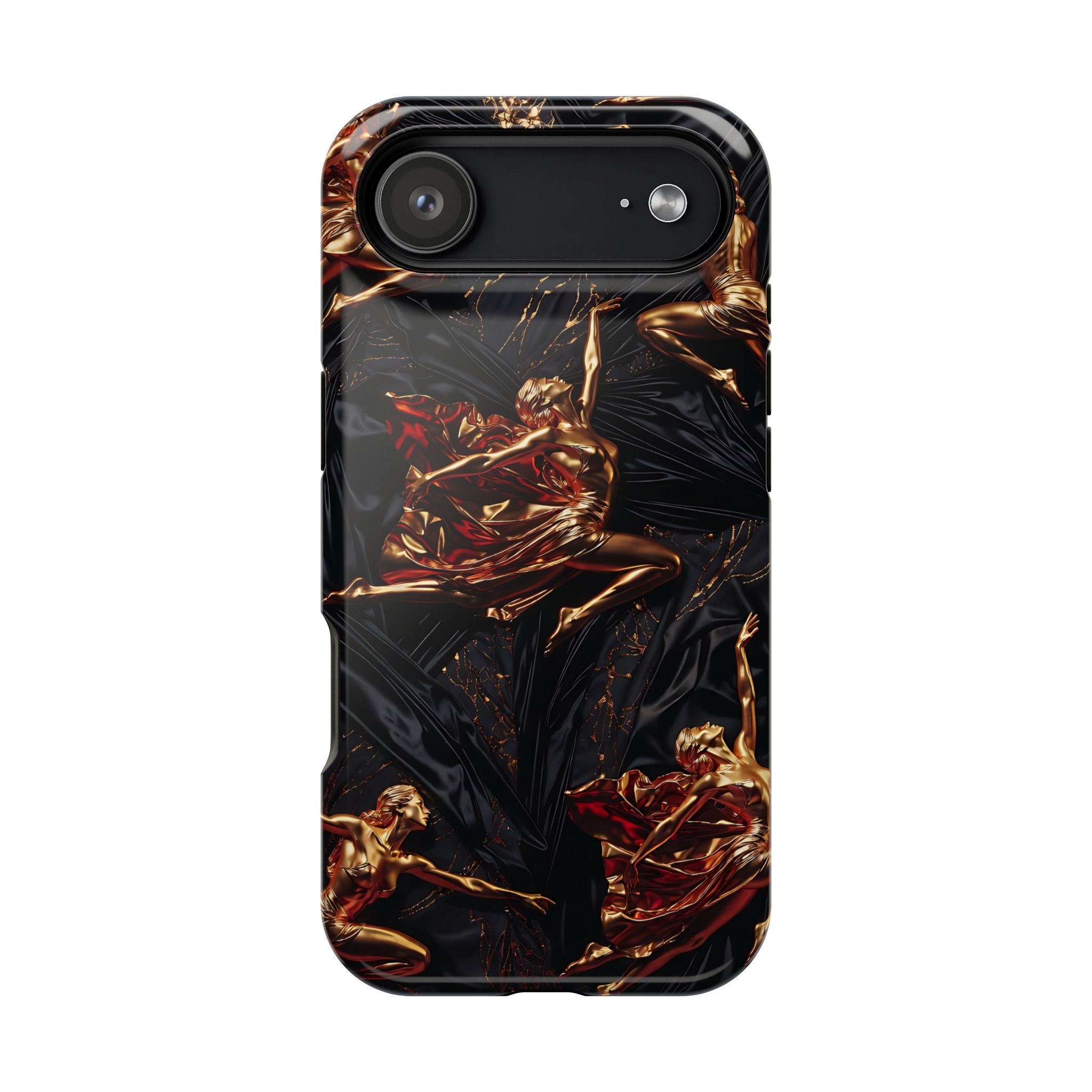 Gold Sculpture Phone Case for iPhone 13-17 & Samsung Galaxy S26