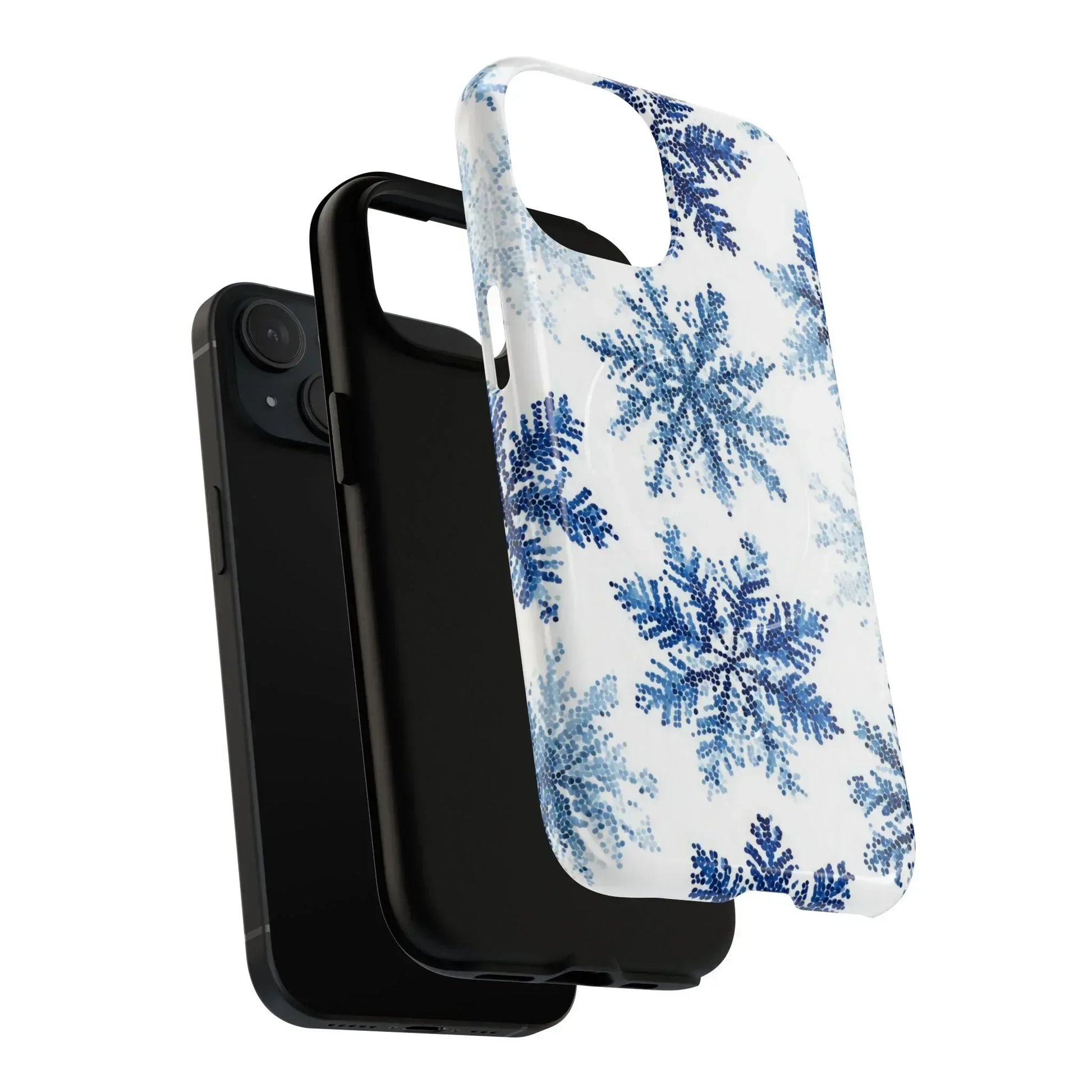 Snowflake Elegance Phone Case for iPhone 13-17 - KARARMDESIGN