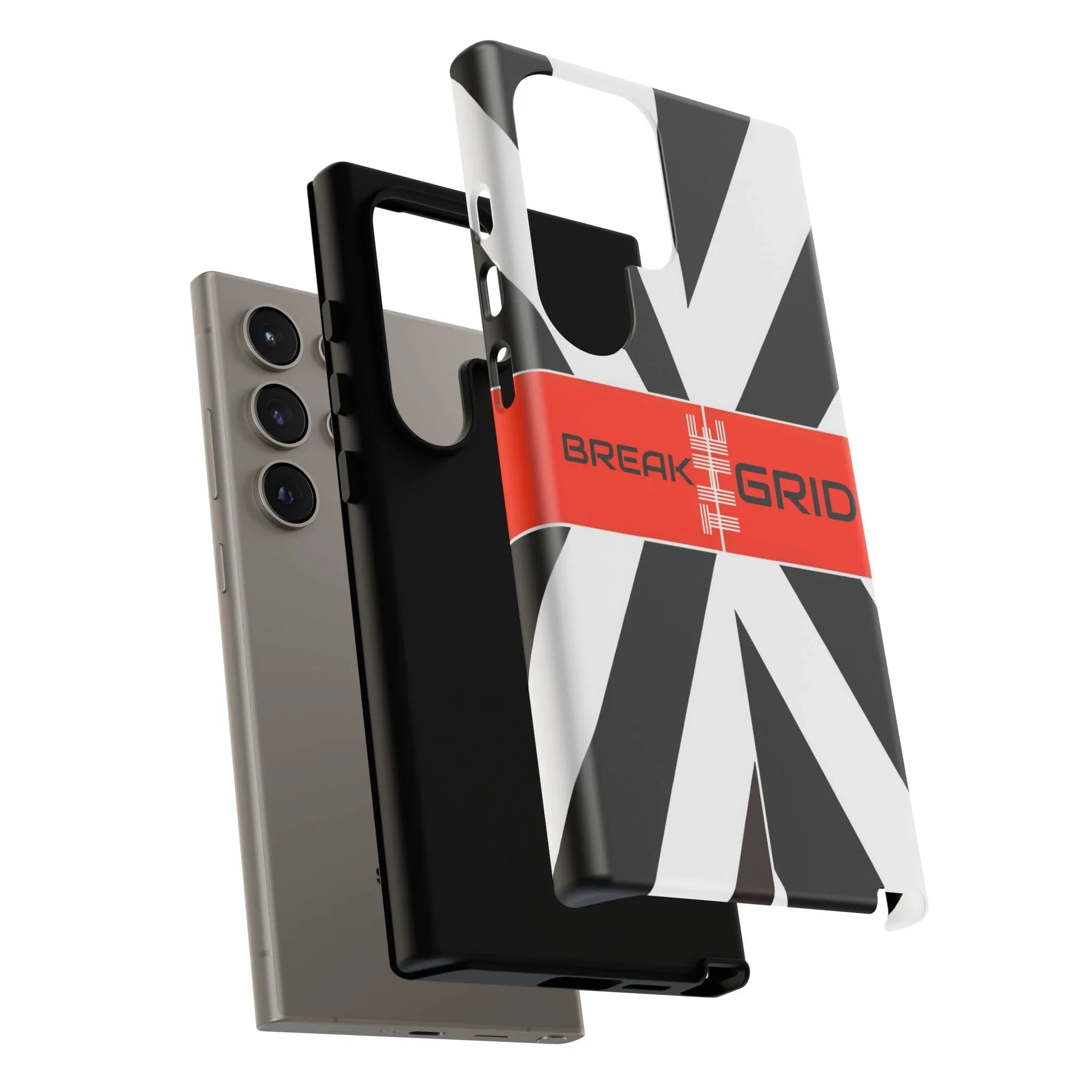 Break The Grid Phone Case for iPhone 11–16 and Galaxy S20–S25 - KARARMDESIGN