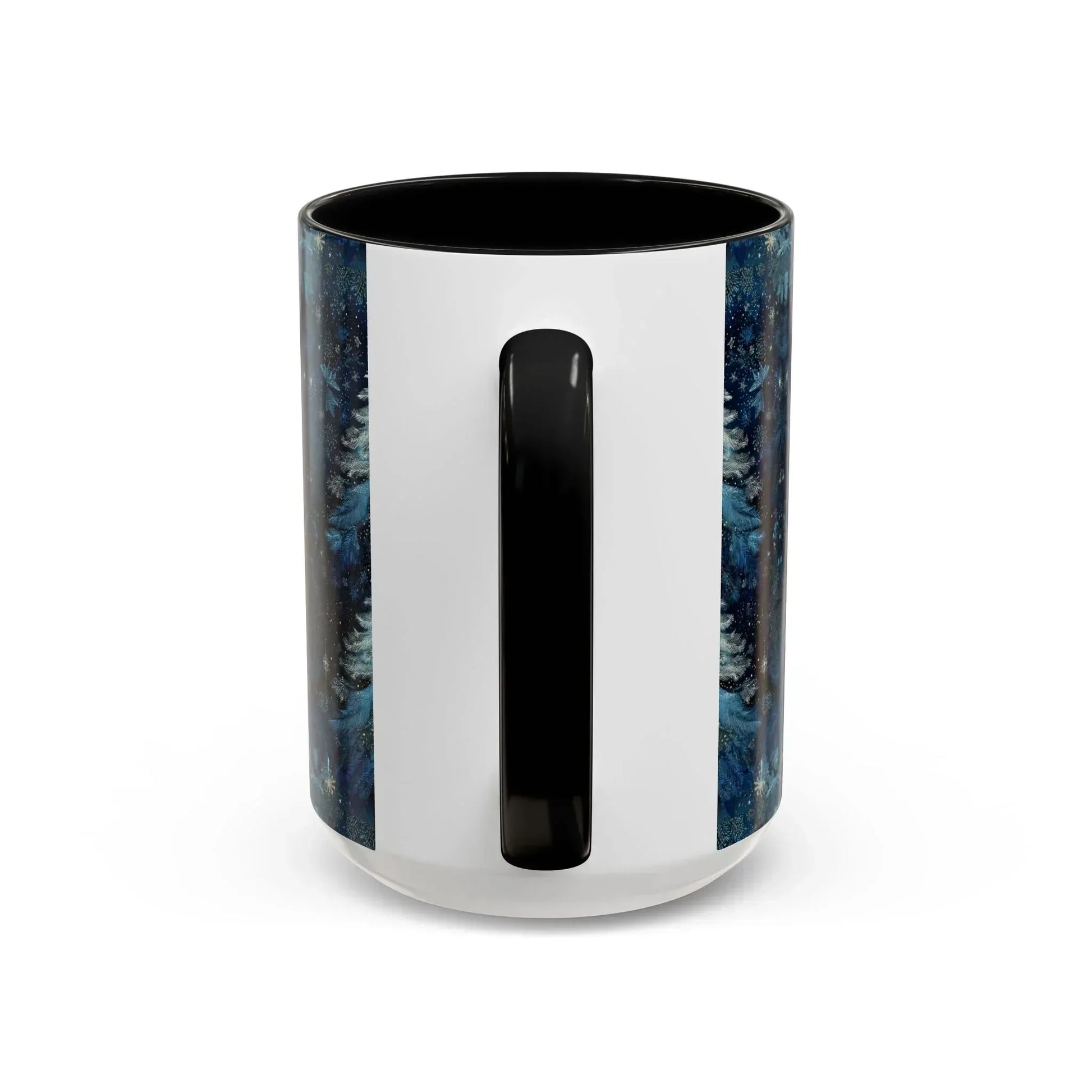 Blue Christmas Tree Accent Coffee Mug - KARARMDESIGN