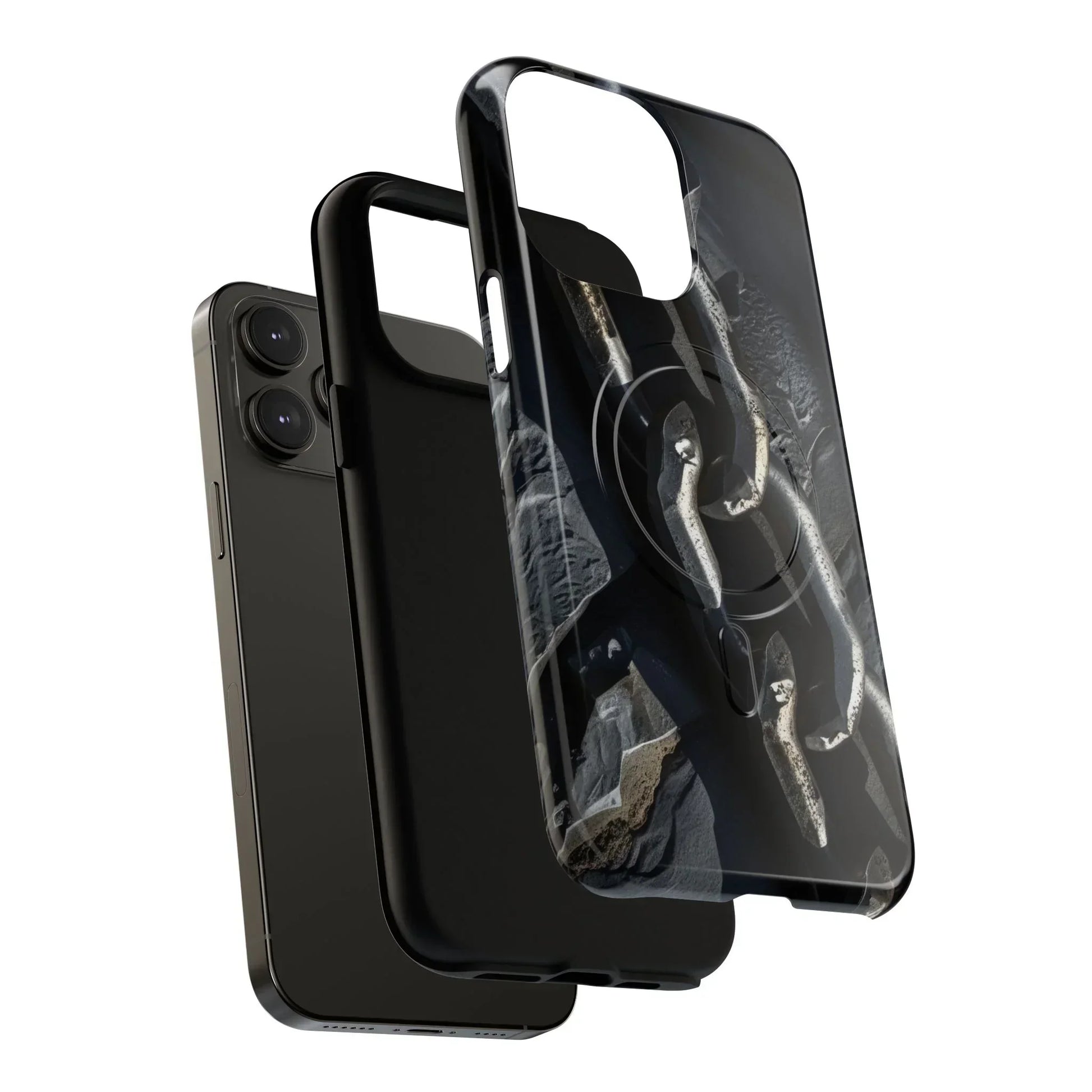 “Iron Chain” Tough Magnetic Phone Case for iPhone 14-16 Models - KarArmDesign
