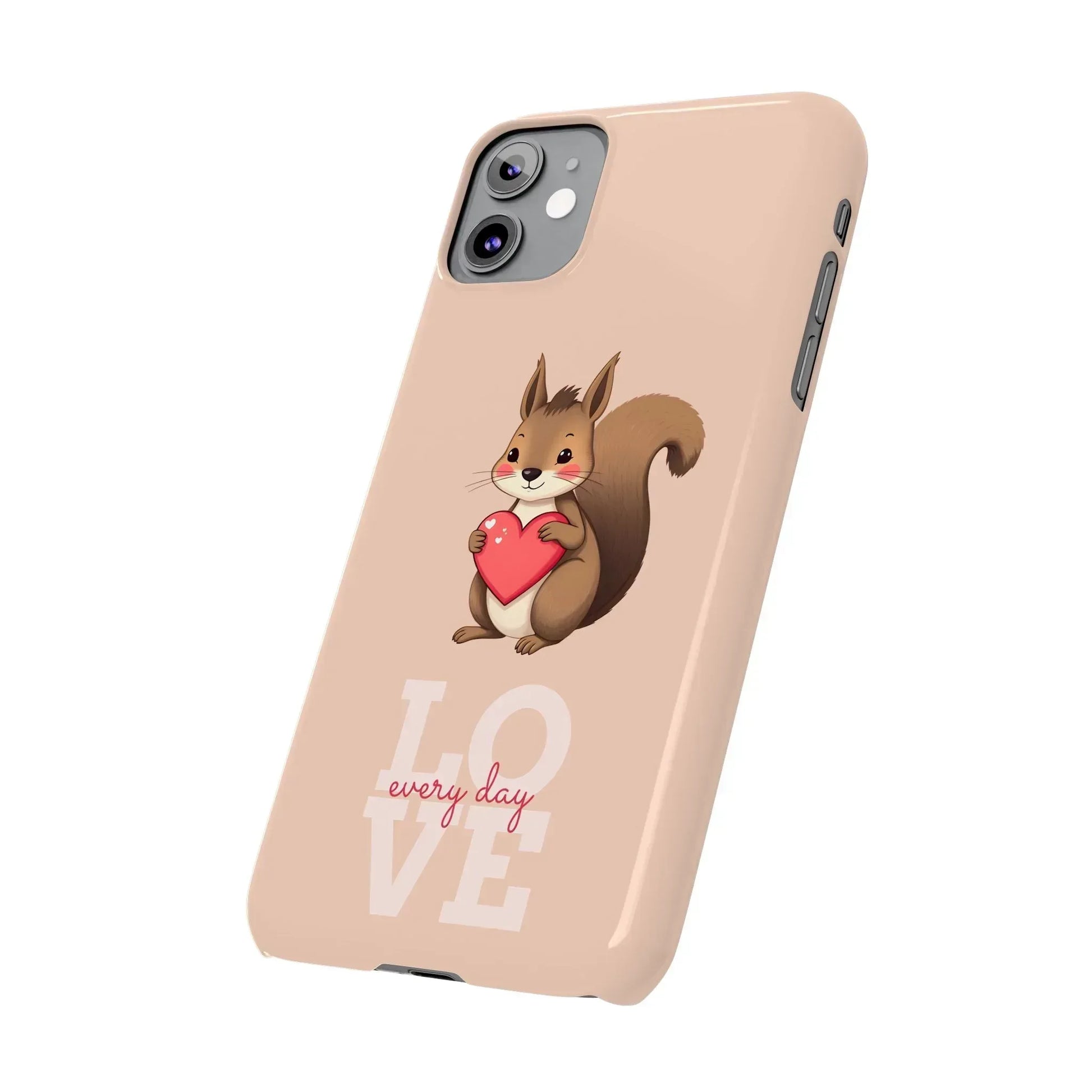 Cute Squirrel Phone Case for iPhone 11-17 - KARARMDESIGN