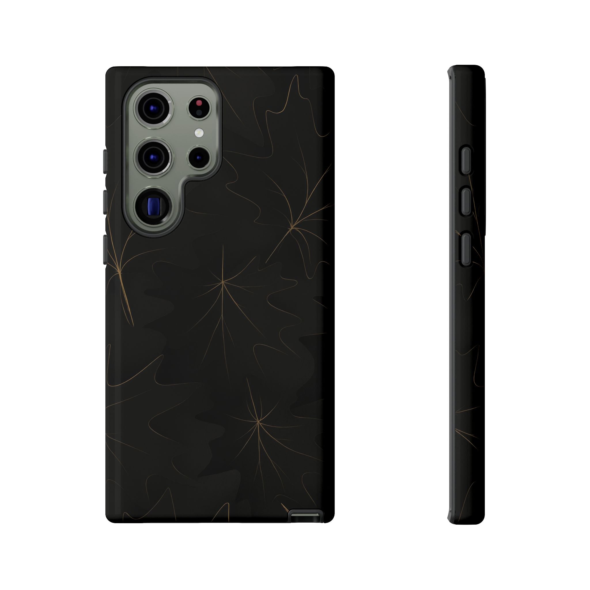 Luxury Fall Leaf Phone Case – Samsung Galaxy S20–S26 & Google Pixel 6-9