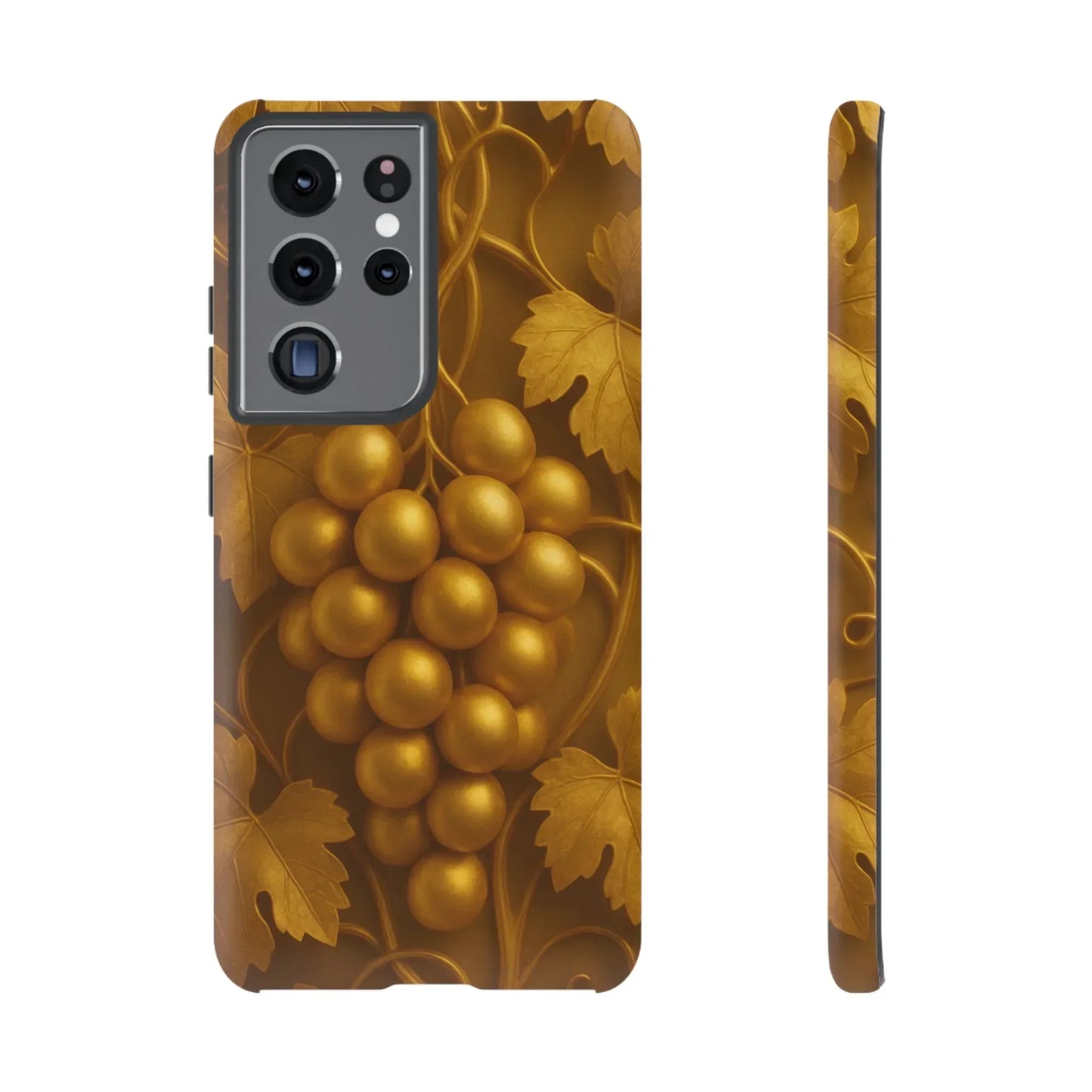 Golden Grapes Phone Case for Samsung Galaxy S10-S25 Models - KarArmDesign