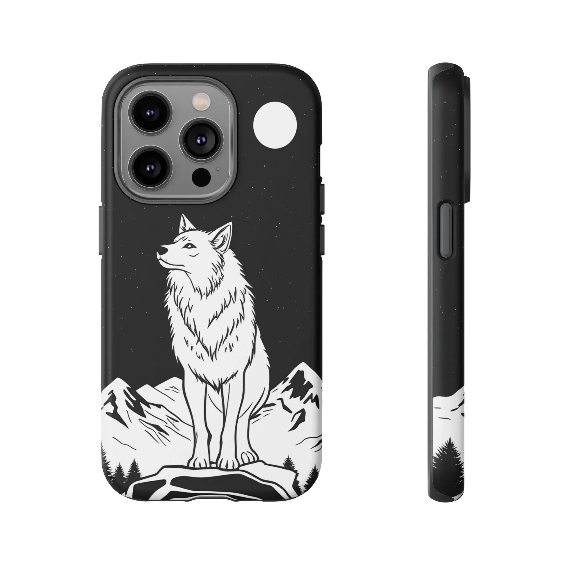 Majestic Wolf Phone Case for iPhone and Galaxy - KARARMDESIGN