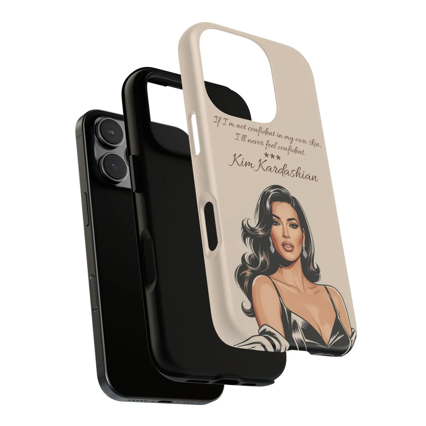Kim Kardashian Quote Phone Case – Illustrated for iPhone 15 and 16 Models - KarArmDesign