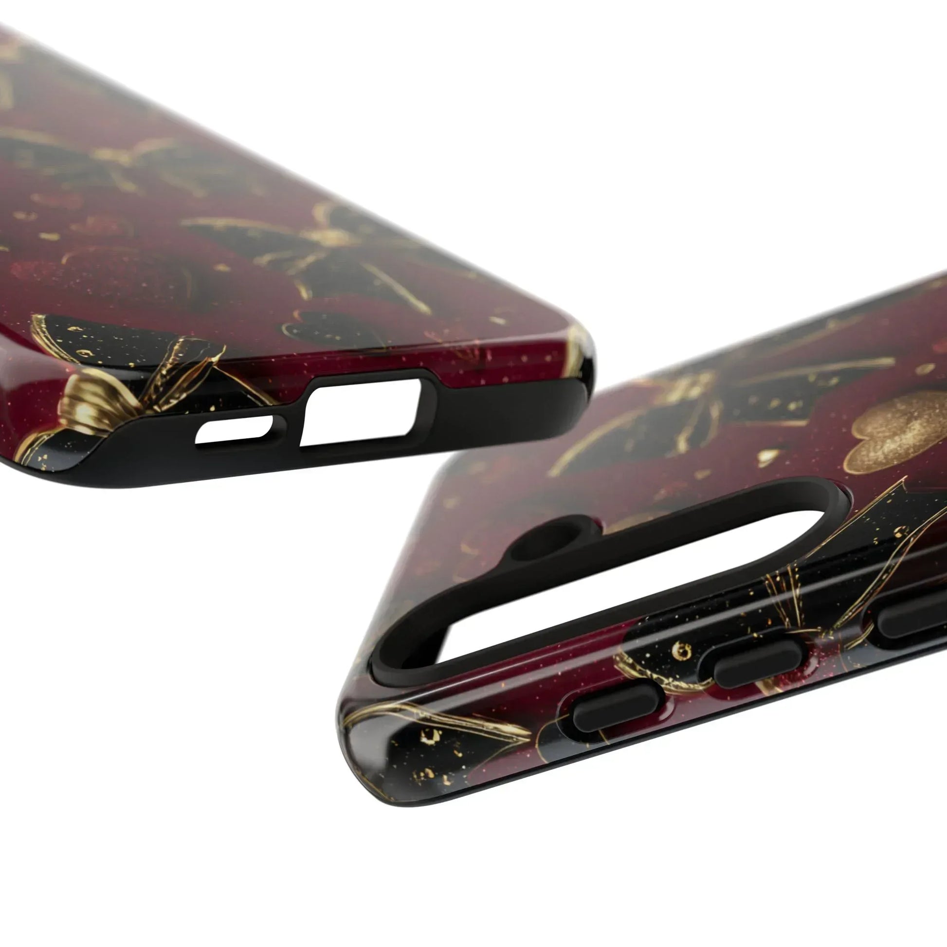 Velvet Valentine Charm Phone Case for iPhone 11-17 and Galaxy S10-S25 - KARARMDESIGN